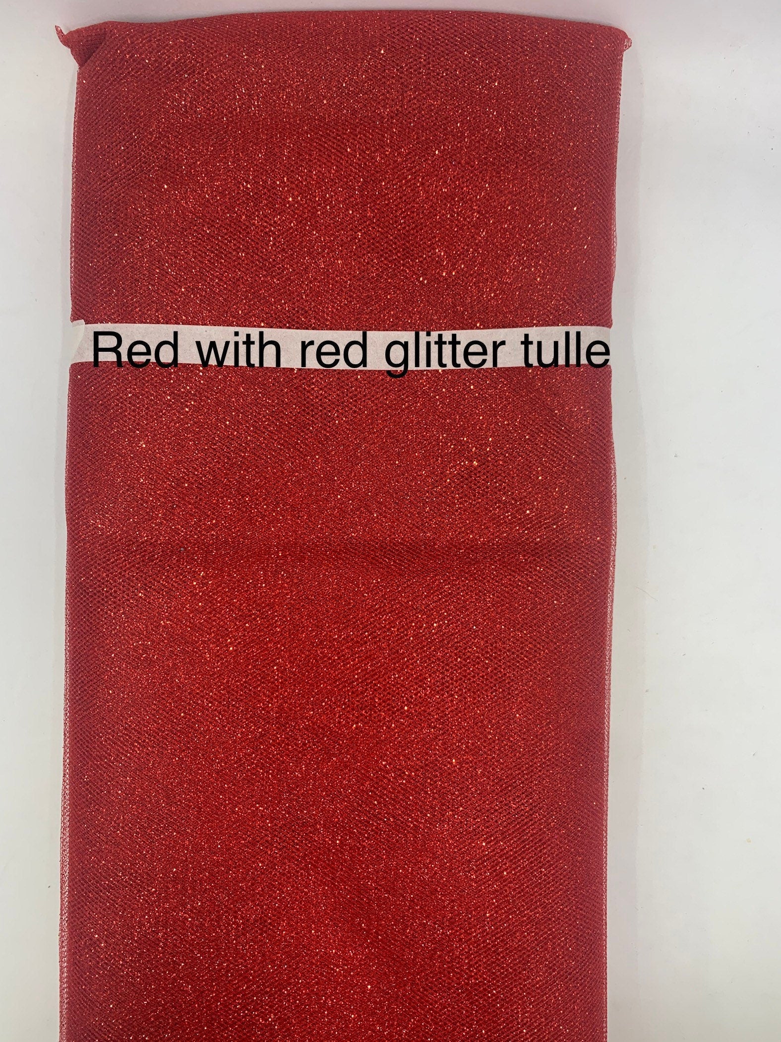 Glitter Tulle 54" double fold, 10 yards per pack. Known as gliter mesh fabric. gliter mesh fabric, illusion tulle fabric, gliter organza.