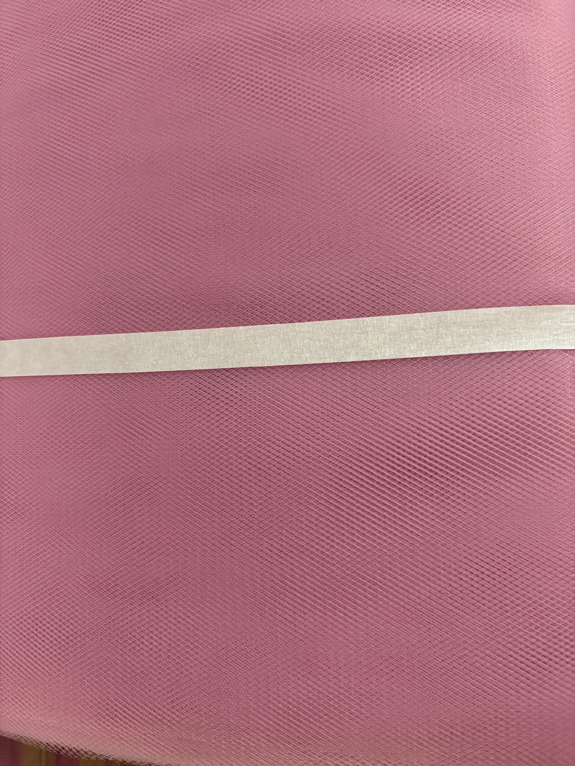 color Mauve G15 Tulle 1 bolt 40 yards width 54", double fold, . Tela de tul. use for party decoration. craft fabric. wedding vale and tutu
