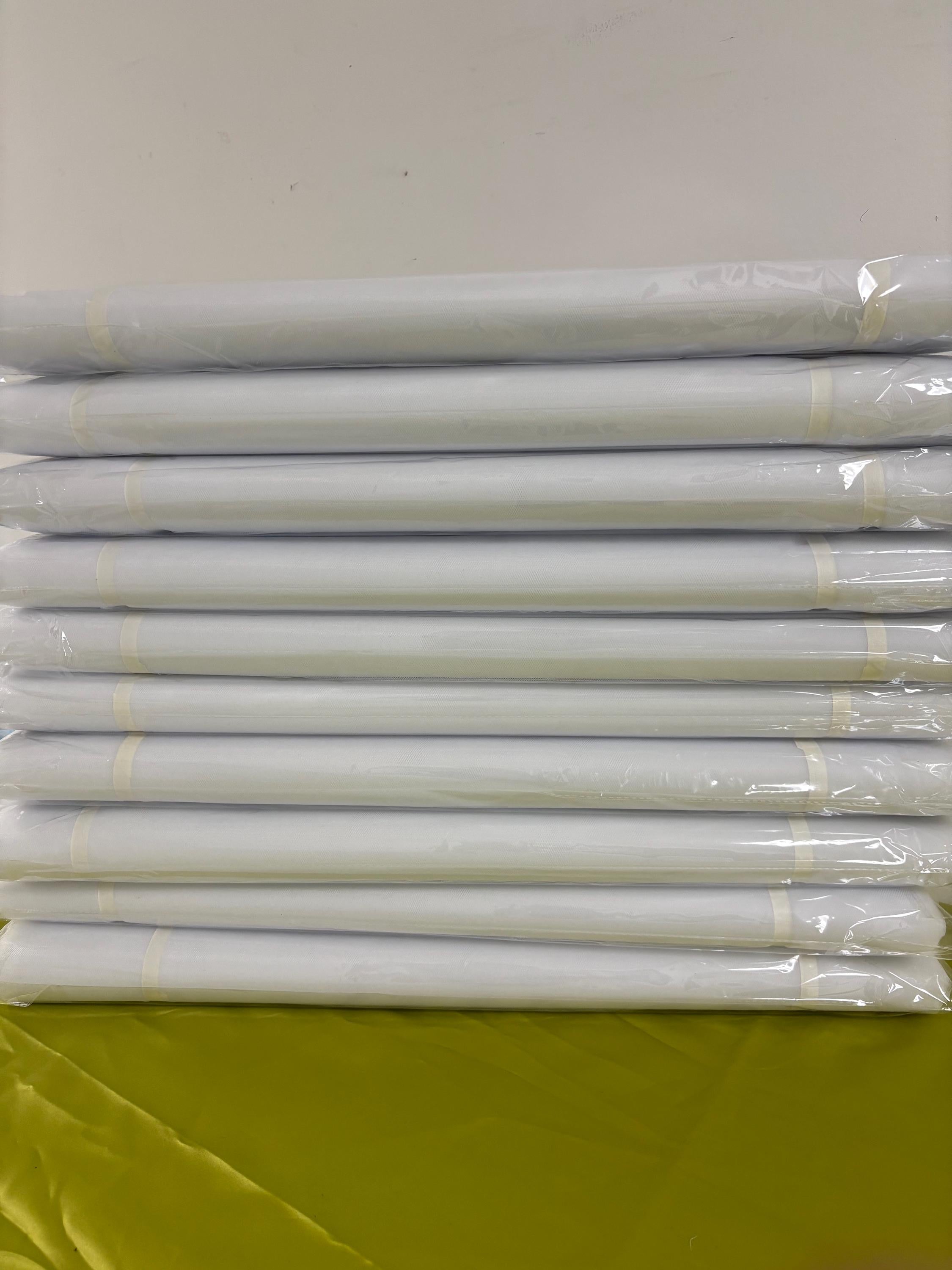 Color White Tulle 1 bolt 40 yards width 54", double fold, . Tela de tul. use for party decoration. craft fabric. wedding vale and tutu