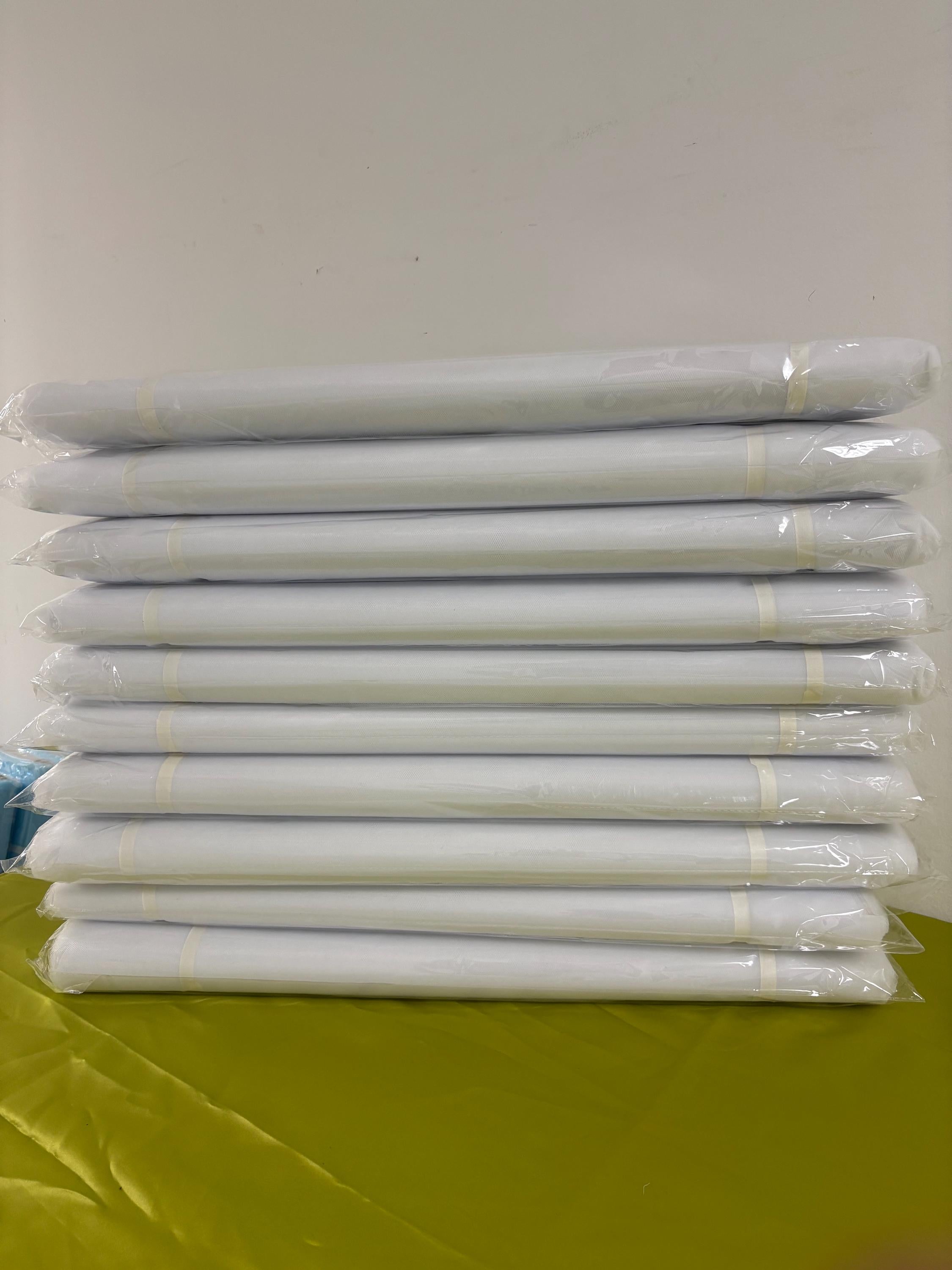 Color White Tulle 1 bolt 40 yards width 54", double fold, . Tela de tul. use for party decoration. craft fabric. wedding vale and tutu