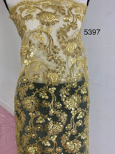 Load image into Gallery viewer, Lace Fabric in variety of colors. Design 5397