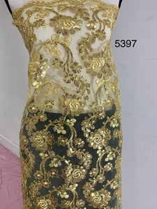 Lace Fabric in variety of colors. Design 5397