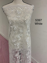 Load image into Gallery viewer, Lace Fabric in variety of colors. Design 5397