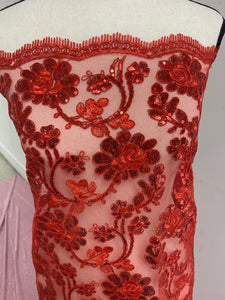 Lace Fabric in variety of colors. Design 5397