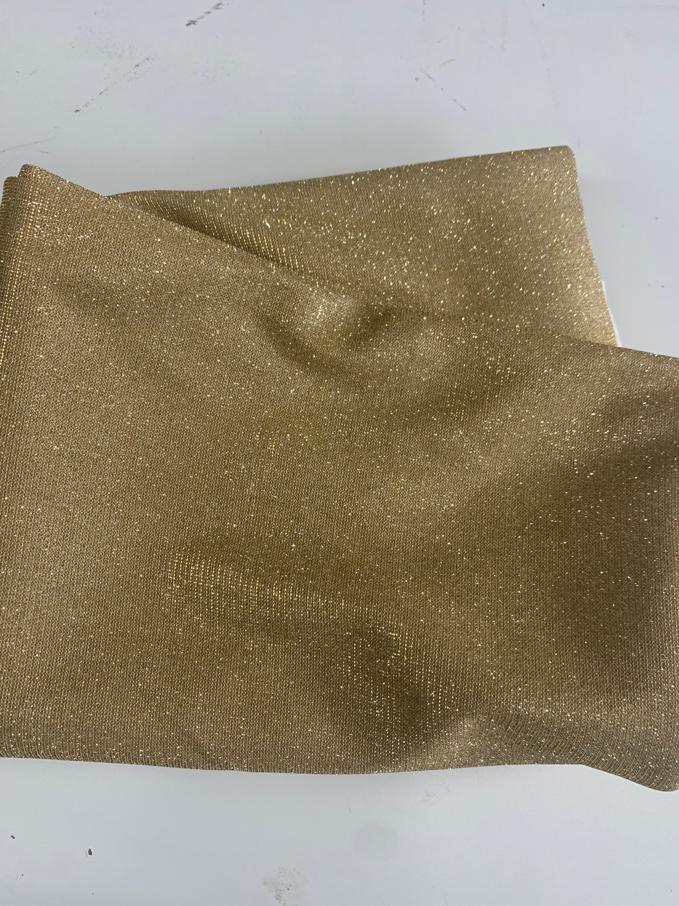 Lurex fabric or glitter fabric color bright gold