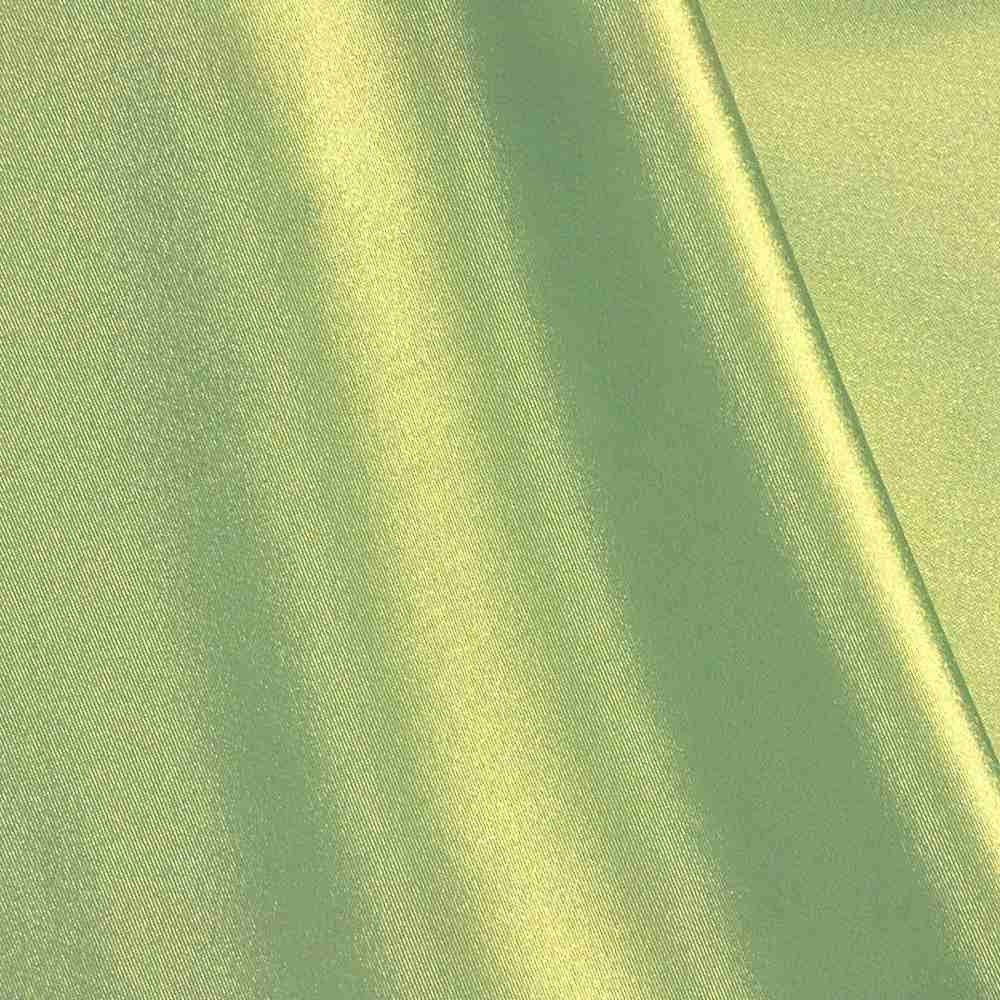 Lime Silky soft satin fabric known as Charmeuse Satin color Lime width 58/60 inches 100% polyester suitable for lingerie, lining a garment.