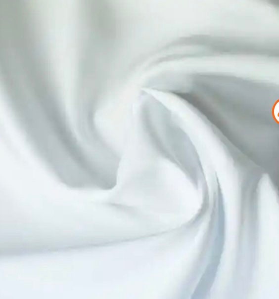 2 yards 100% Cotton Fabric - White - 58" Width