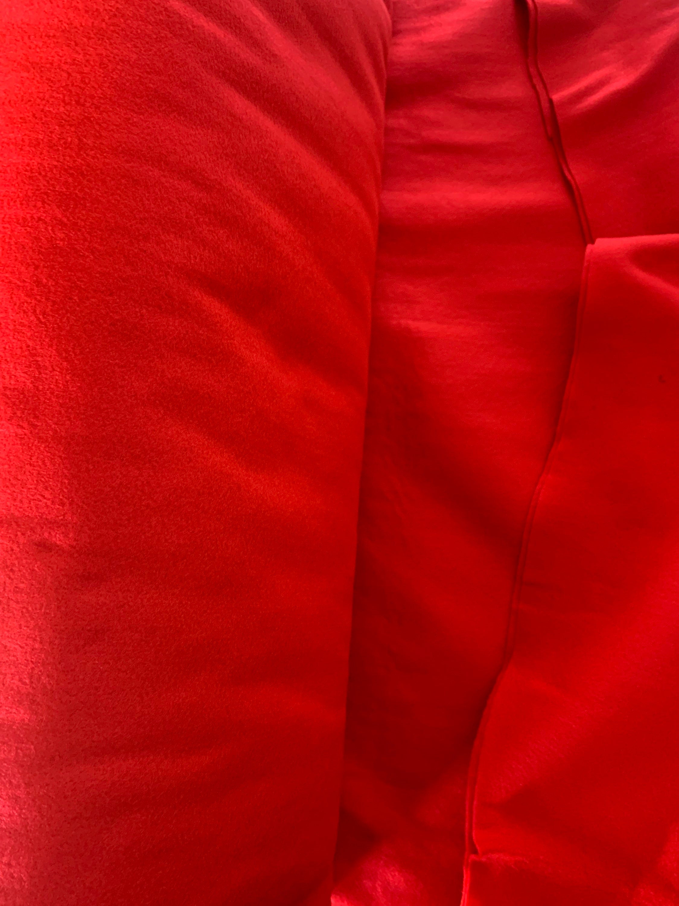 Red color Felt fabric by yard width 36"