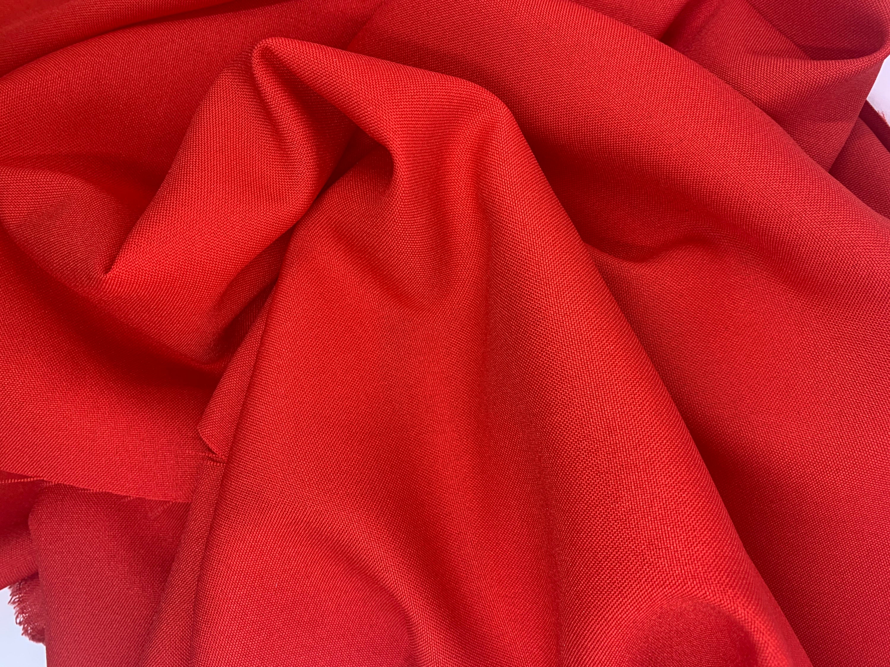 Poplin color Red