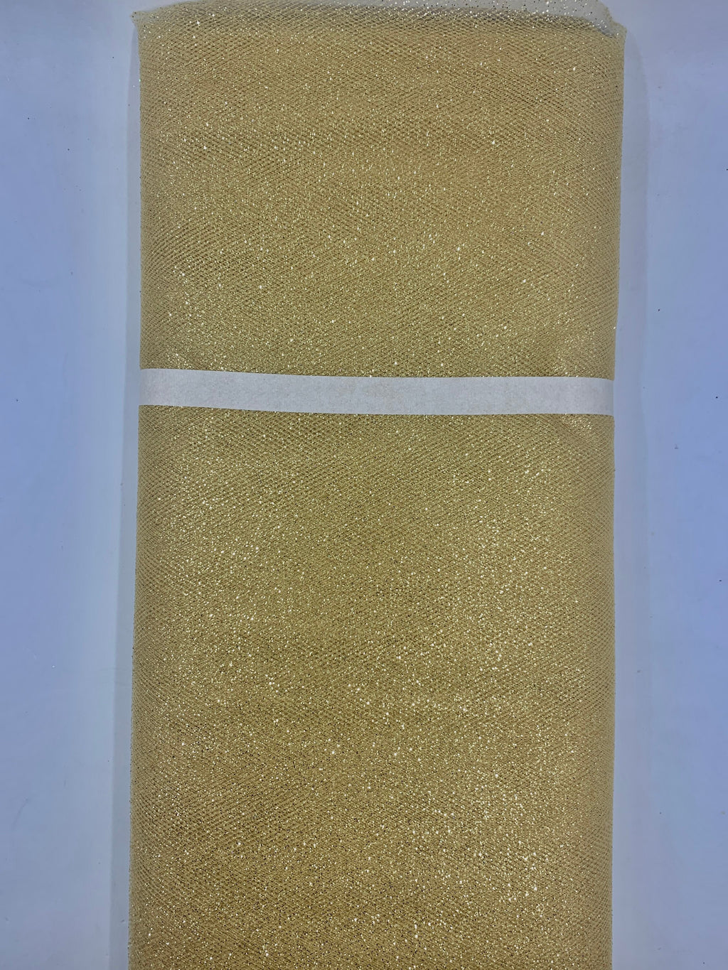 Gold color Glitter Tulle 10 yards 54" double fold, color gold with gold glitter. 10 yards.