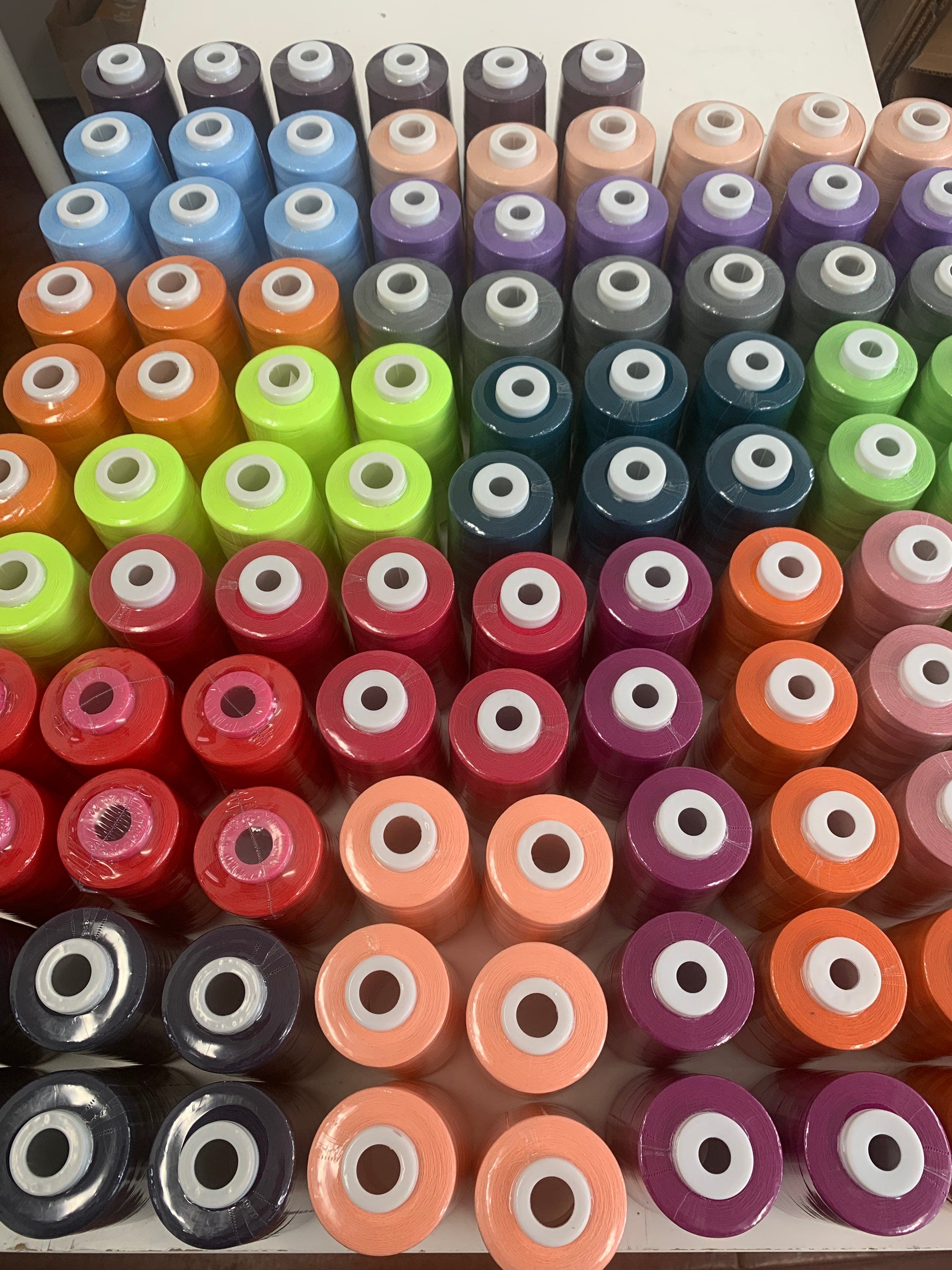 Tex 24 Sewing Threads All purpose sewing threads . close to 5000 yards per cone on variety of popular colors, price per cone.