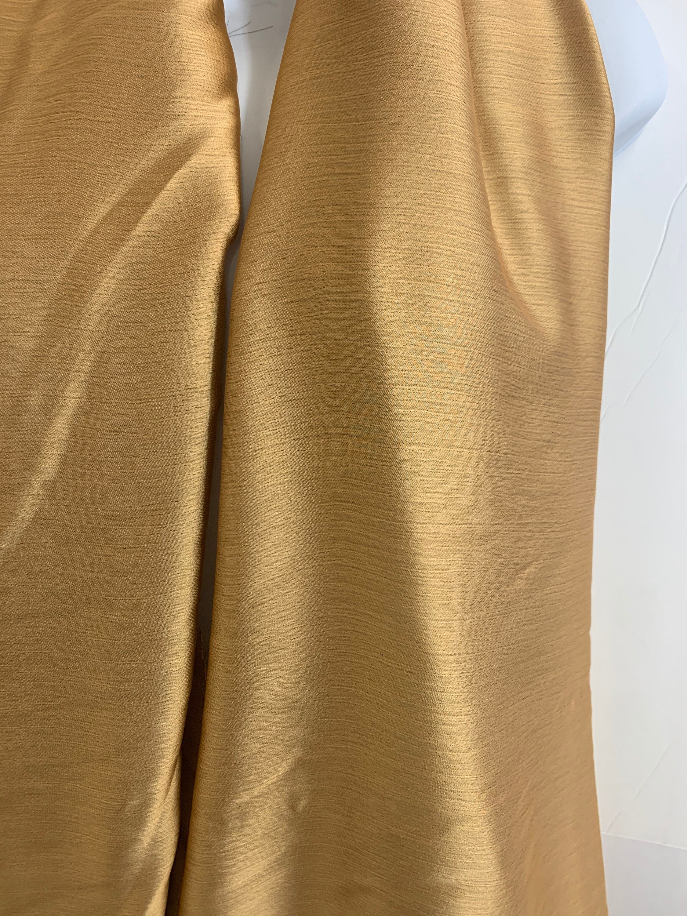 Chiffon two tone color gold/olive width 59 inches soft silky finished, great for scarf, blouse and more.