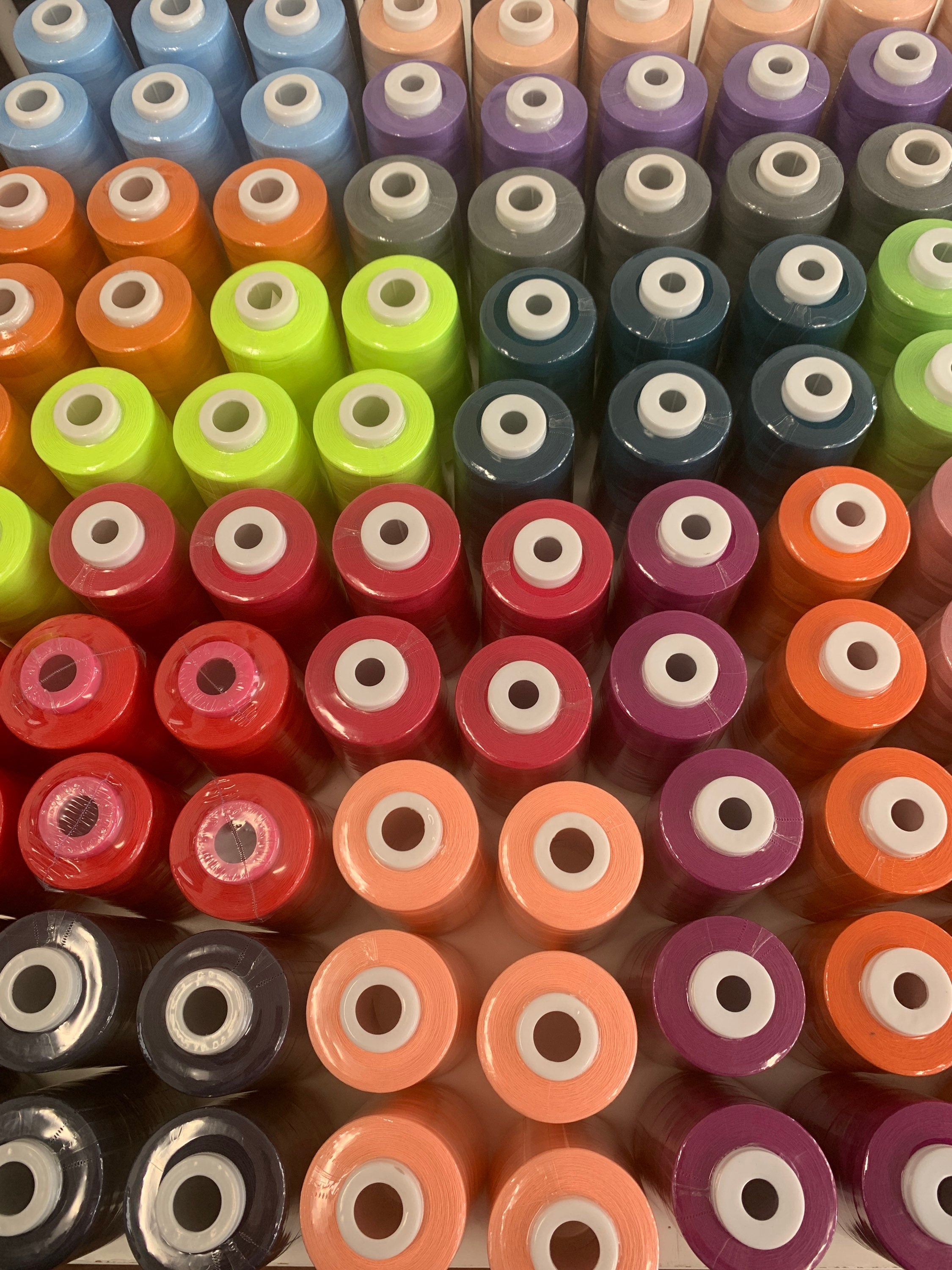 Tex 24 Sewing Threads All purpose sewing threads . close to 5000 yards per cone on variety of popular colors, price per cone.