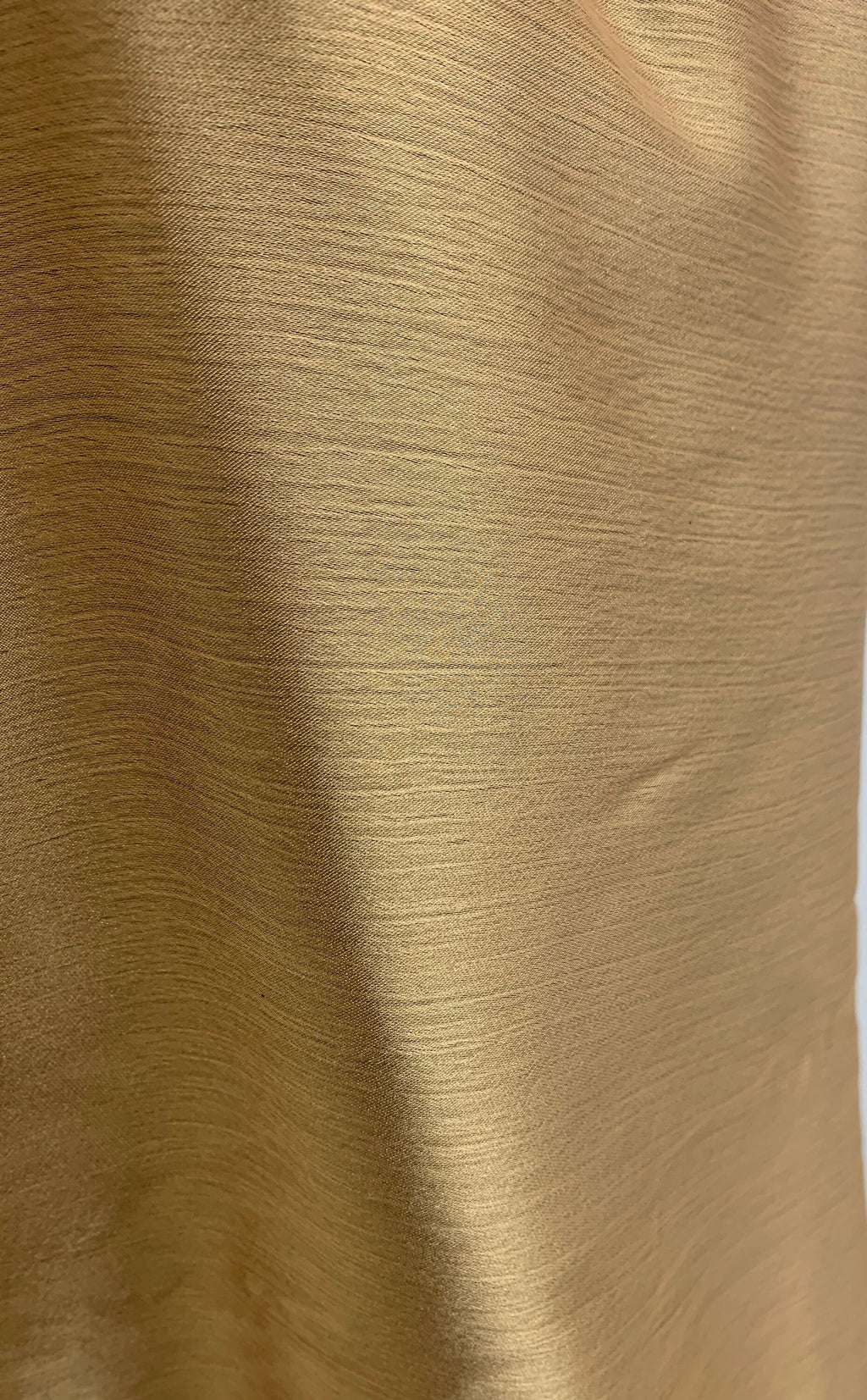 Chiffon two tone color gold/olive width 59 inches soft silky finished, great for scarf, blouse and more.