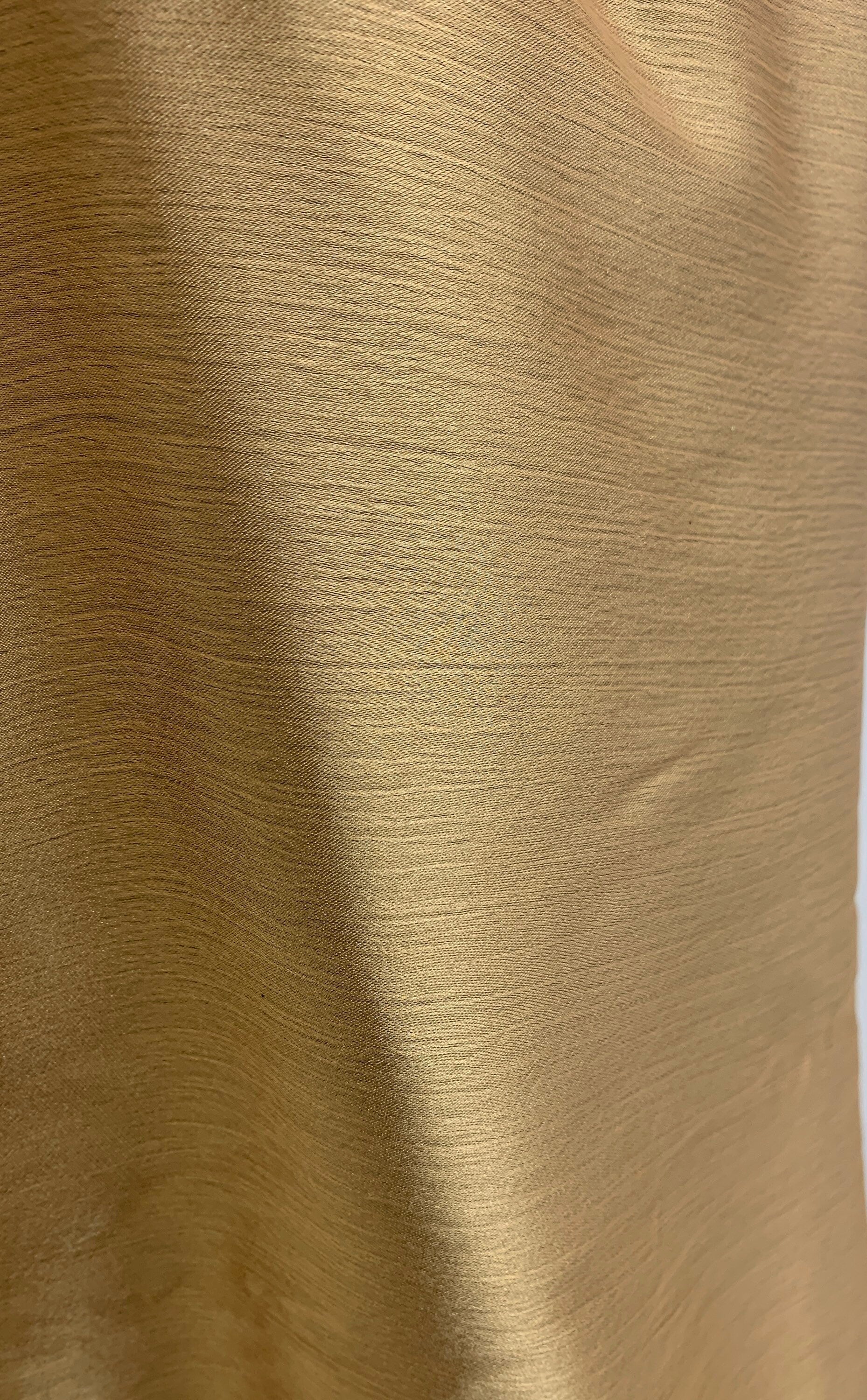 Chiffon two tone color gold/olive width 59 inches soft silky finished, great for scarf, blouse and more.