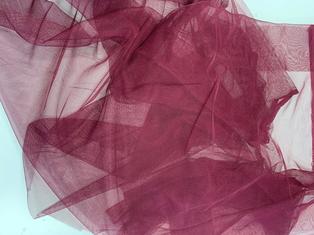 4 yards Burgundy POWER Mesh Fabric. spandex and polyester Mesh fabric width 58/60 inch.