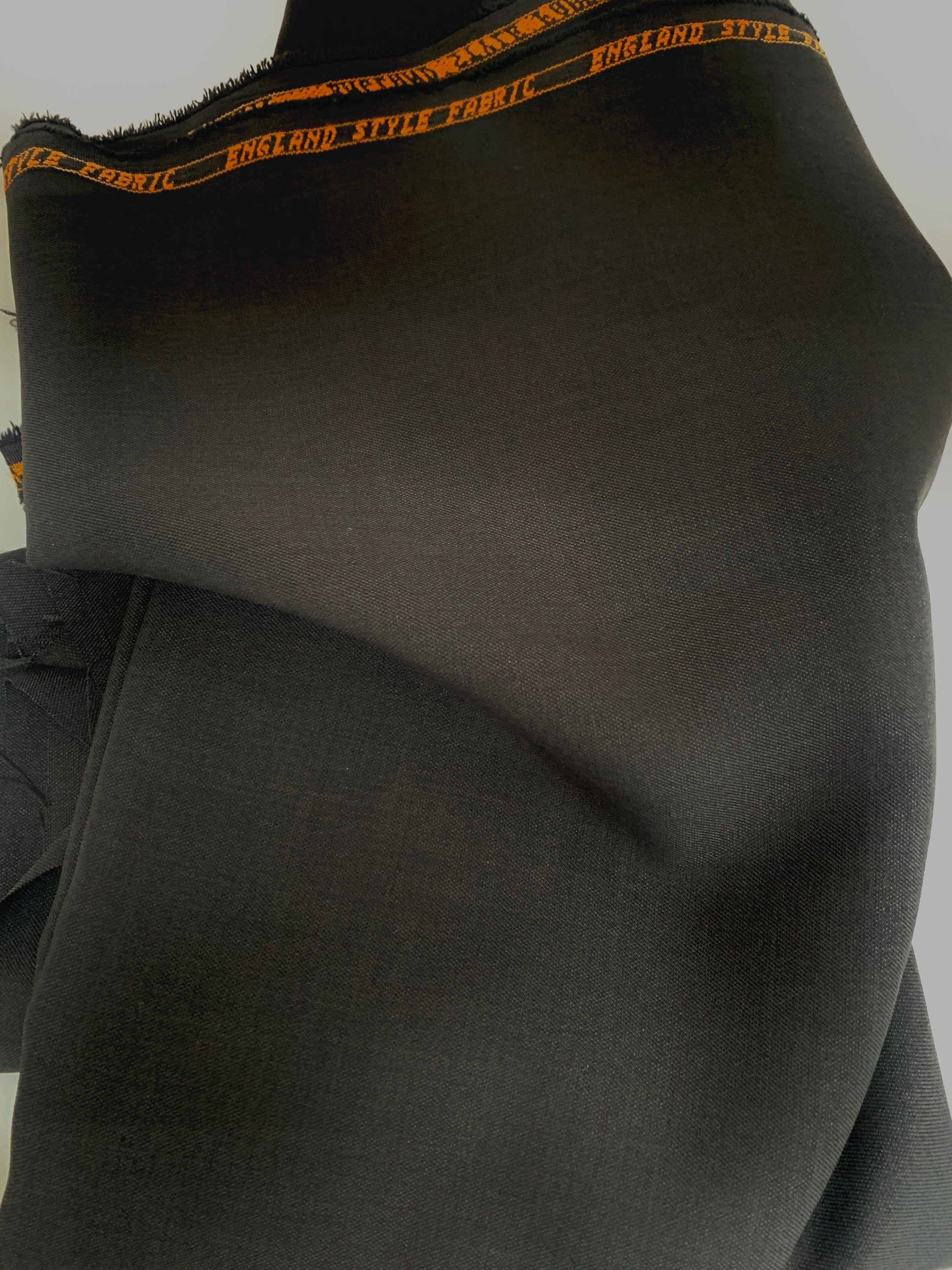 Charcoal Suiting Fabric 58/60", content polyester design 65A47. free sample.