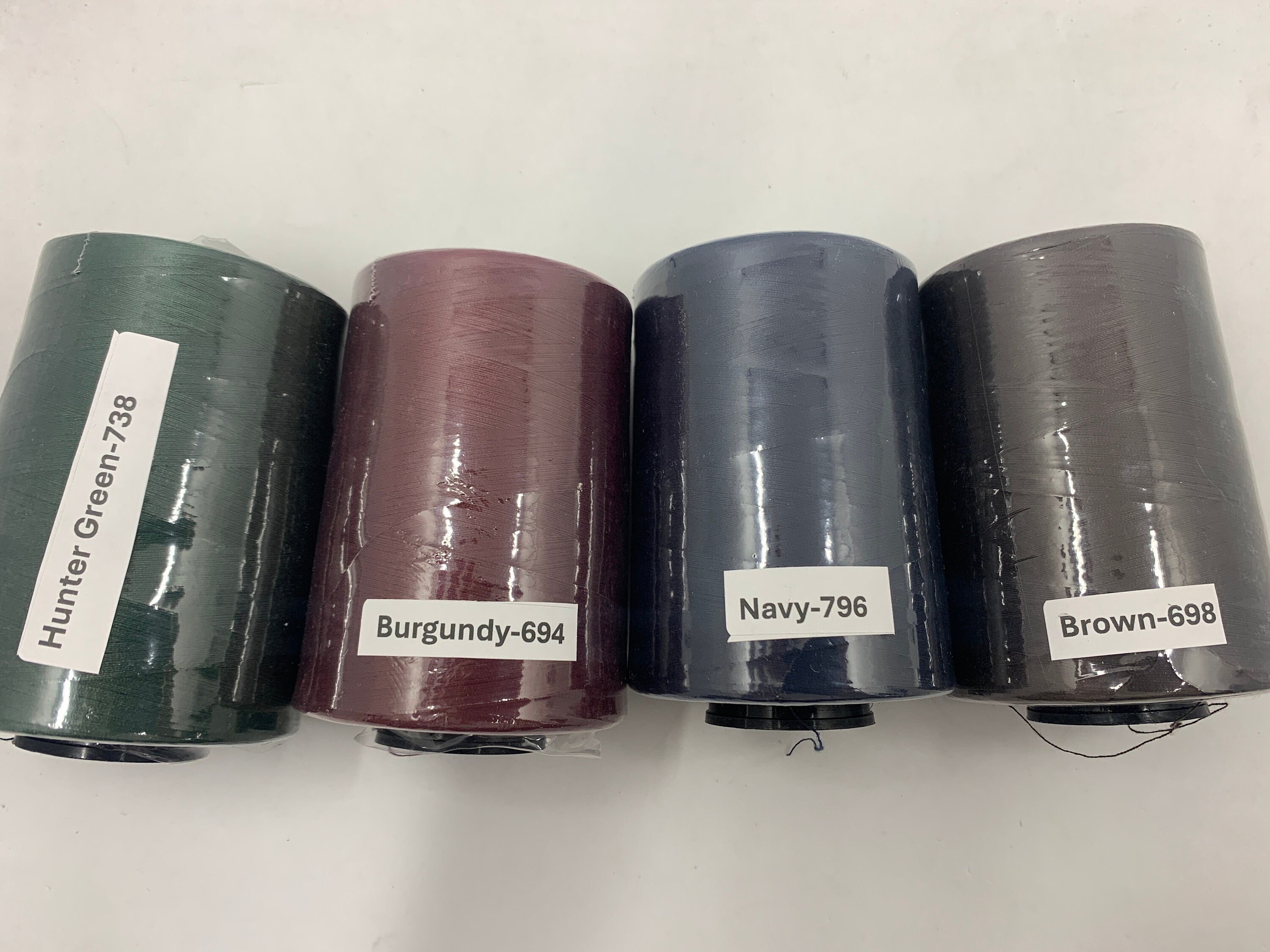 Tex 40 Sewing Threads, 100% spun Polyester, 6000 yards Tex 40, 30/2,T50. Color card available for small fee, Made in U.S.A.