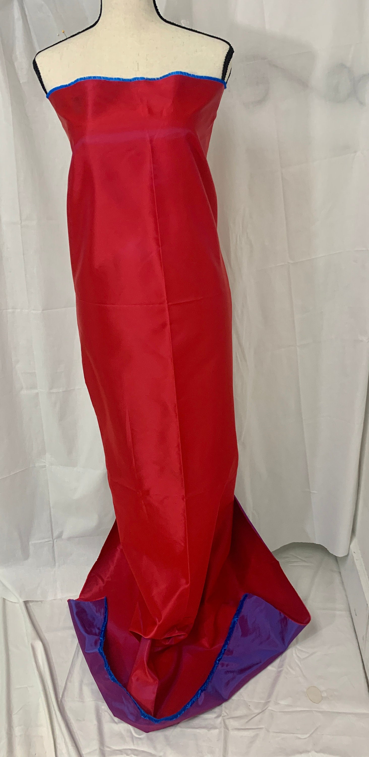 Satin fantasia fabric, Double sided finished width 60", dry clean fabric, great item for party dress, bridesmaid and craft. Item 102