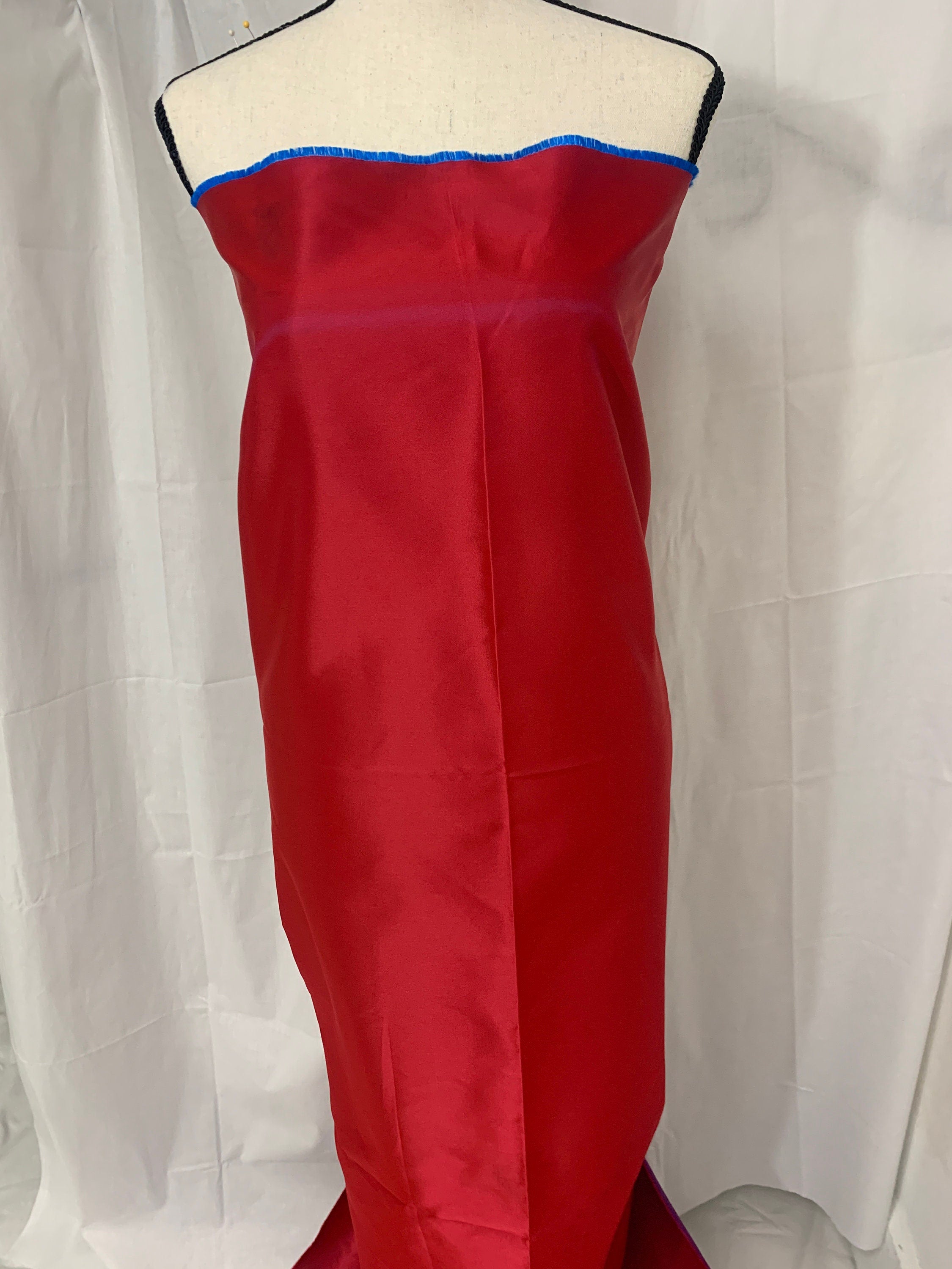 Satin fantasia fabric, Double sided finished width 60", dry clean fabric, great item for party dress, bridesmaid and craft. Item 102