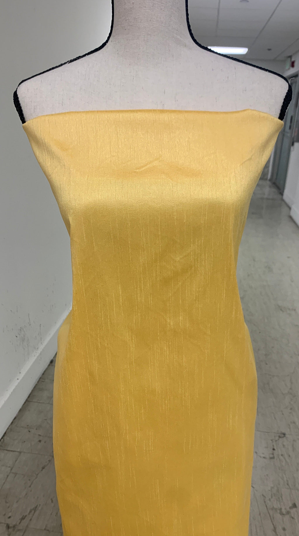 Dupioni shantung fabric. width 54 inches. color light gold, sell by yard