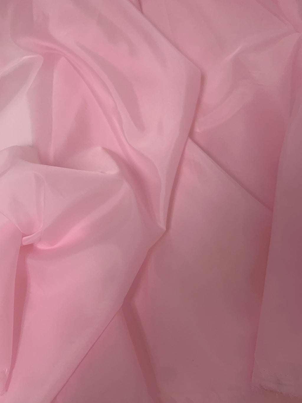 A 3 Yards Cut Pink Lining fabric, polyester, width 59". sell by 3 yards increment continues.