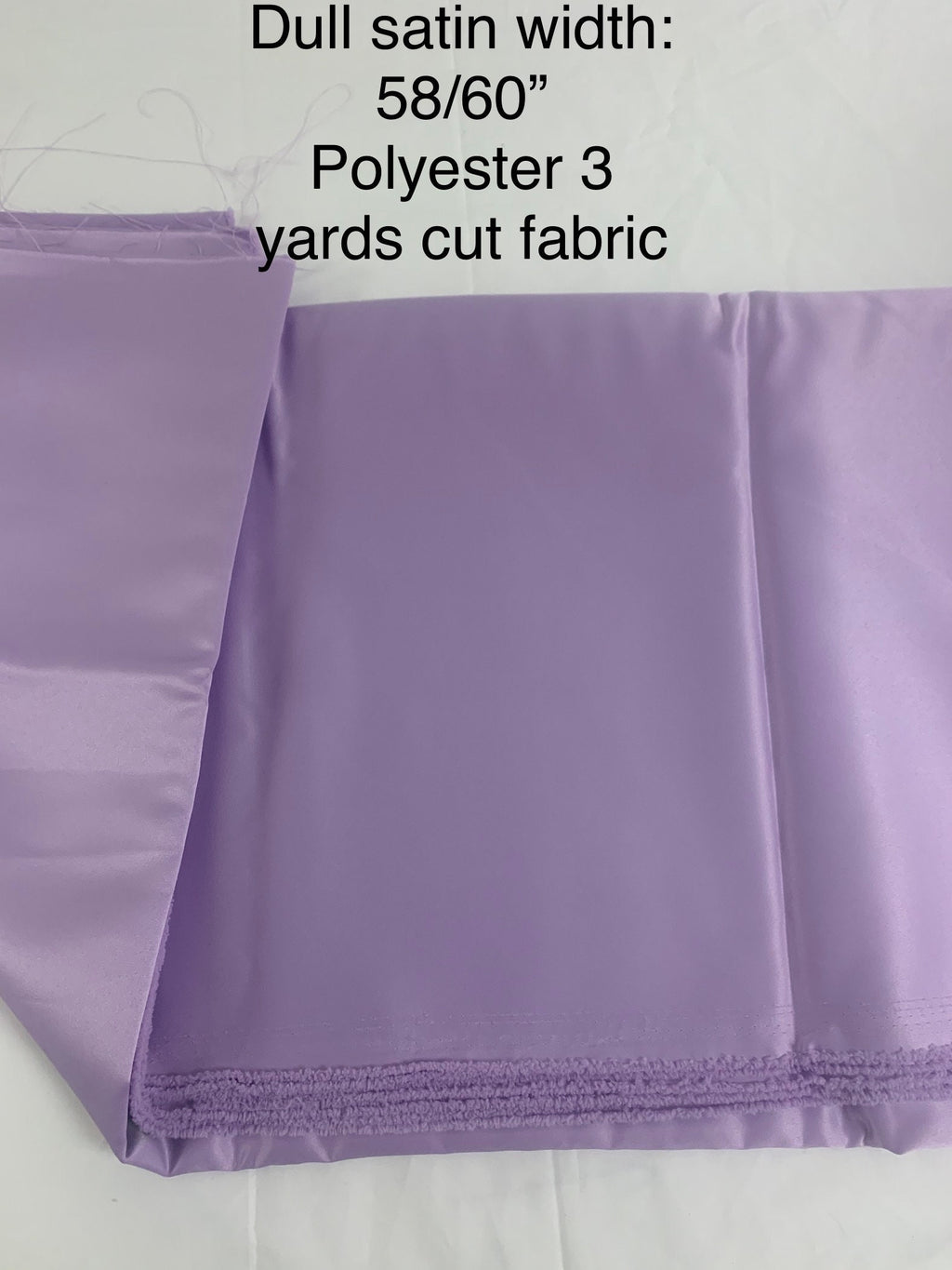 1 piece 3 yards Color Lilac Bridal satin fabric, width 58", Polyester, Dull italian satin. Bridesmaid fabric, craft, Free sample