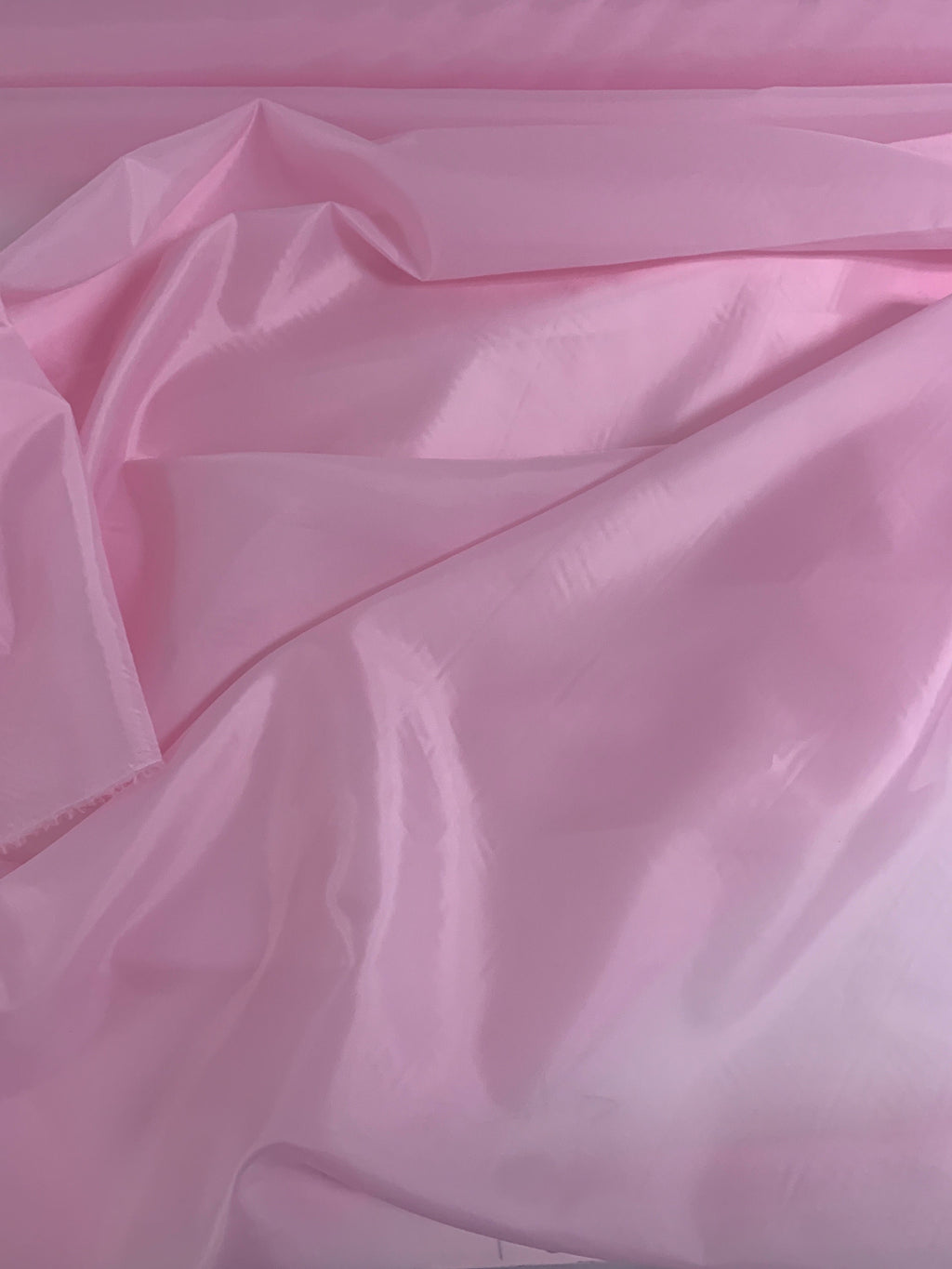 A 3 Yards Cut Pink Lining fabric, polyester, width 59". sell by 3 yards increment continues.