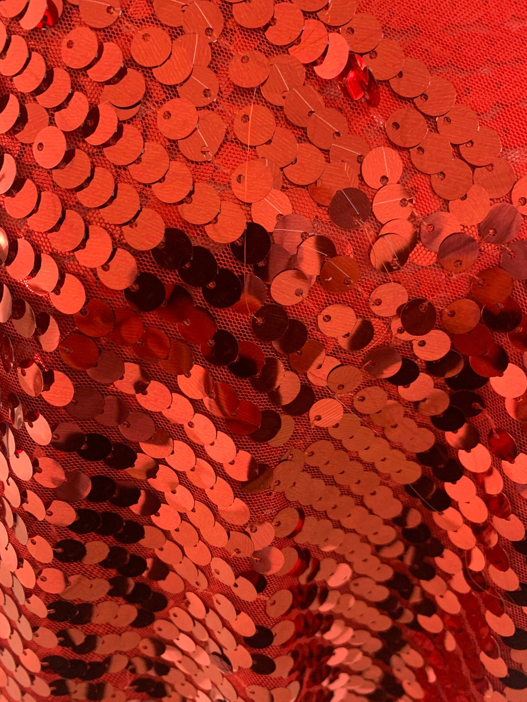 1 piece 5 yards cut sequence Red color