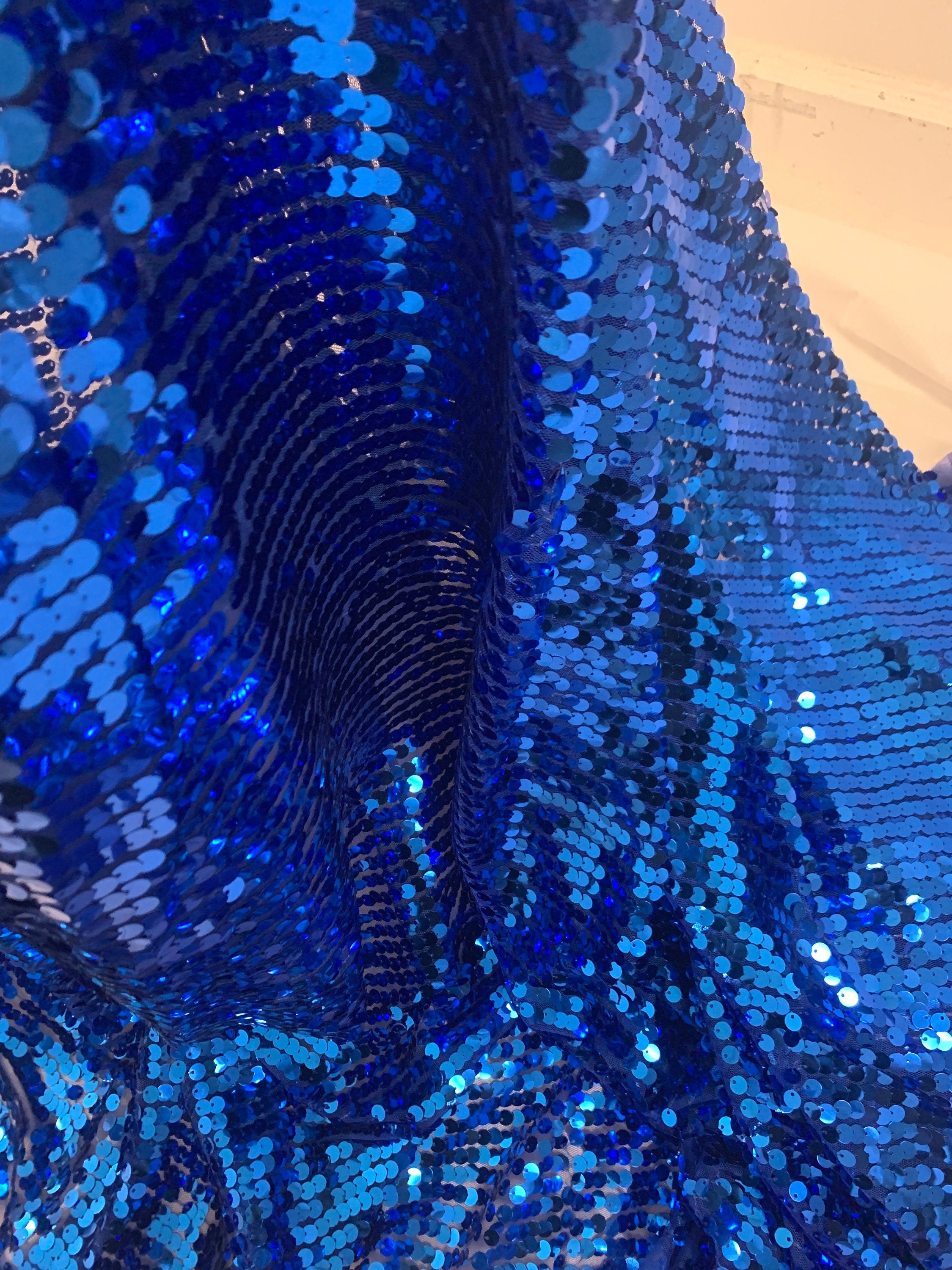 1 piece 5 yards cut sequence Royal color