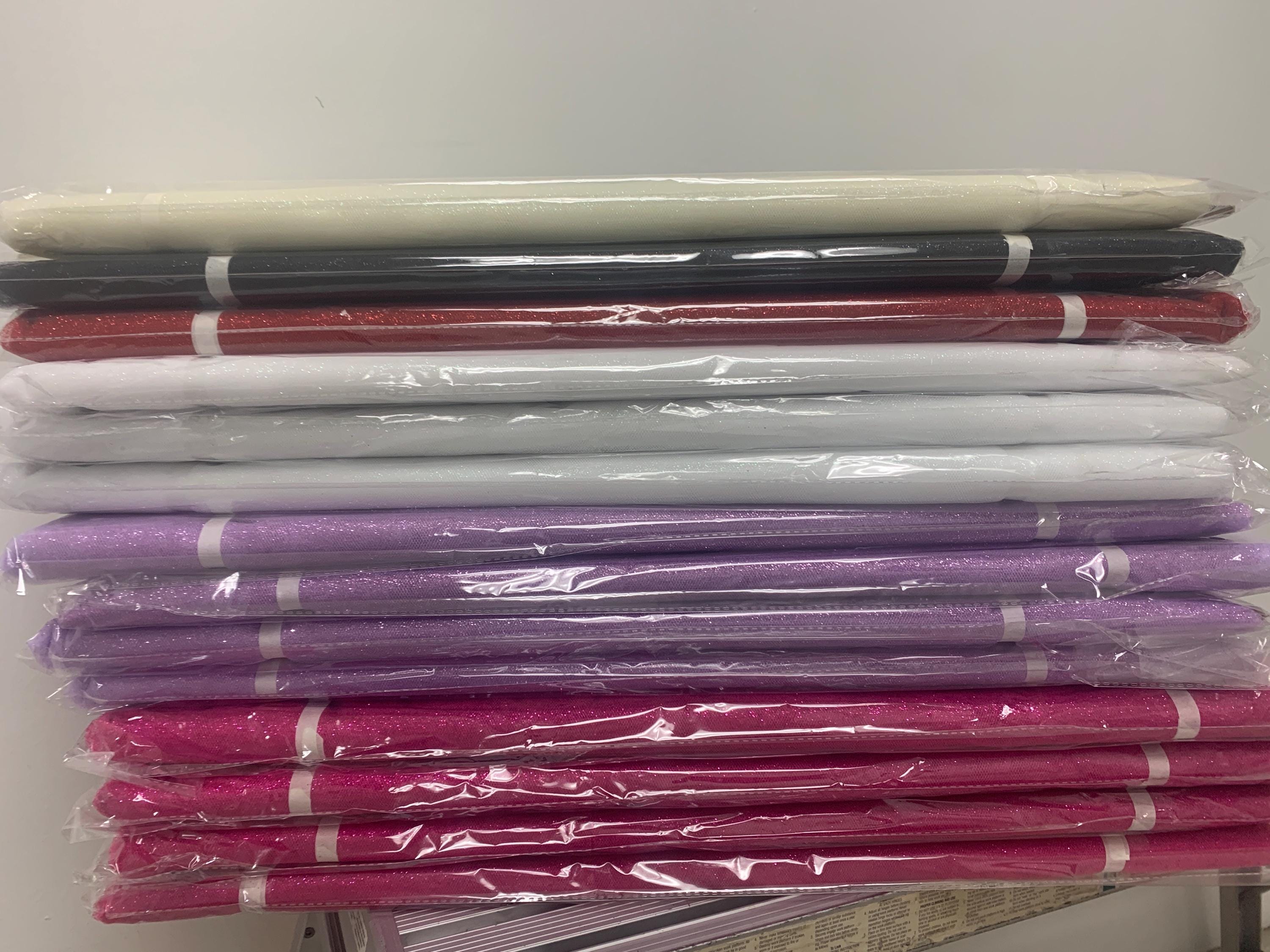 Glitter Tulle Fabric - In Colors - 54" Width double fold - 10 yards bolt