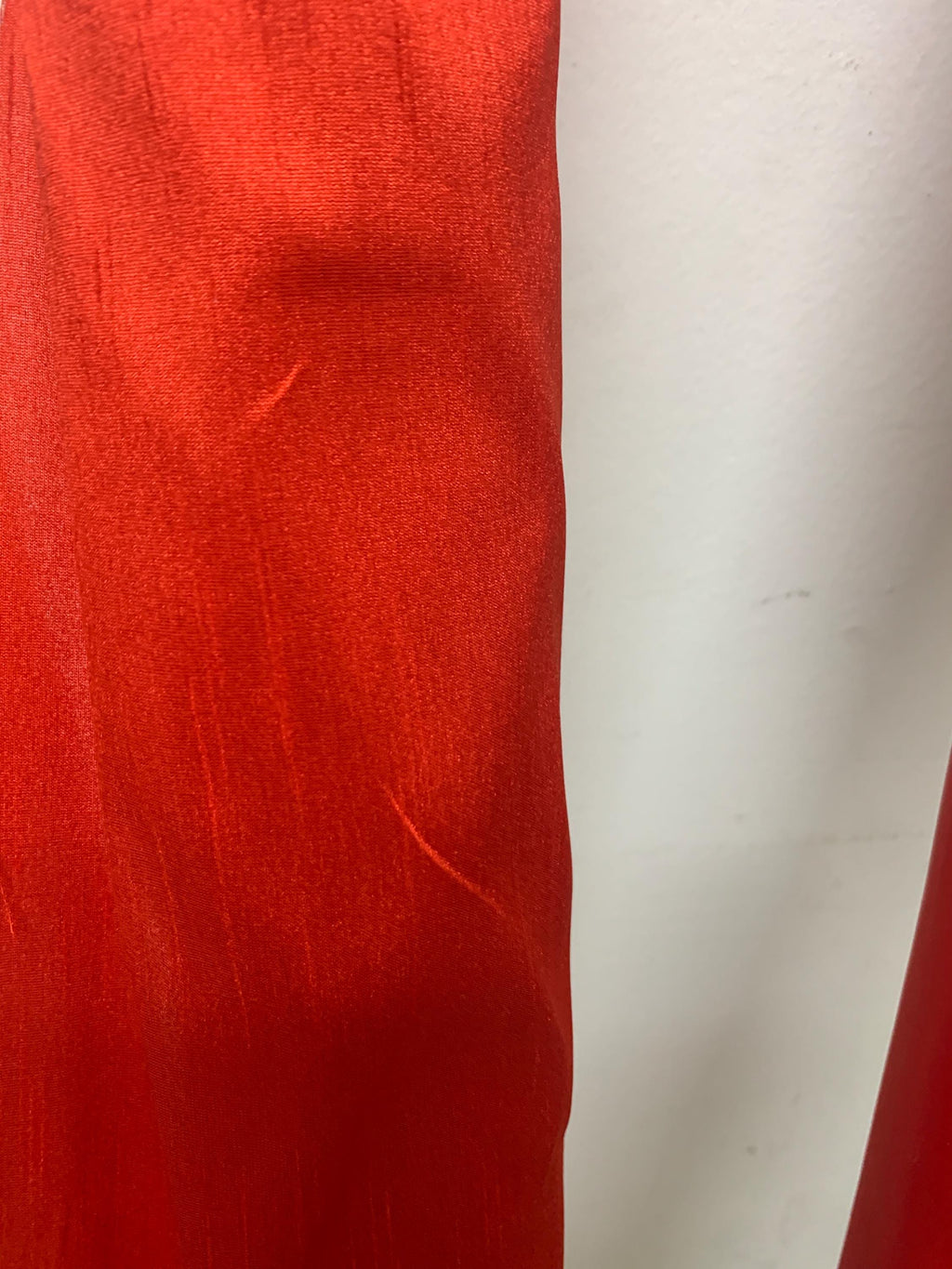 Red poly dupioni 54"