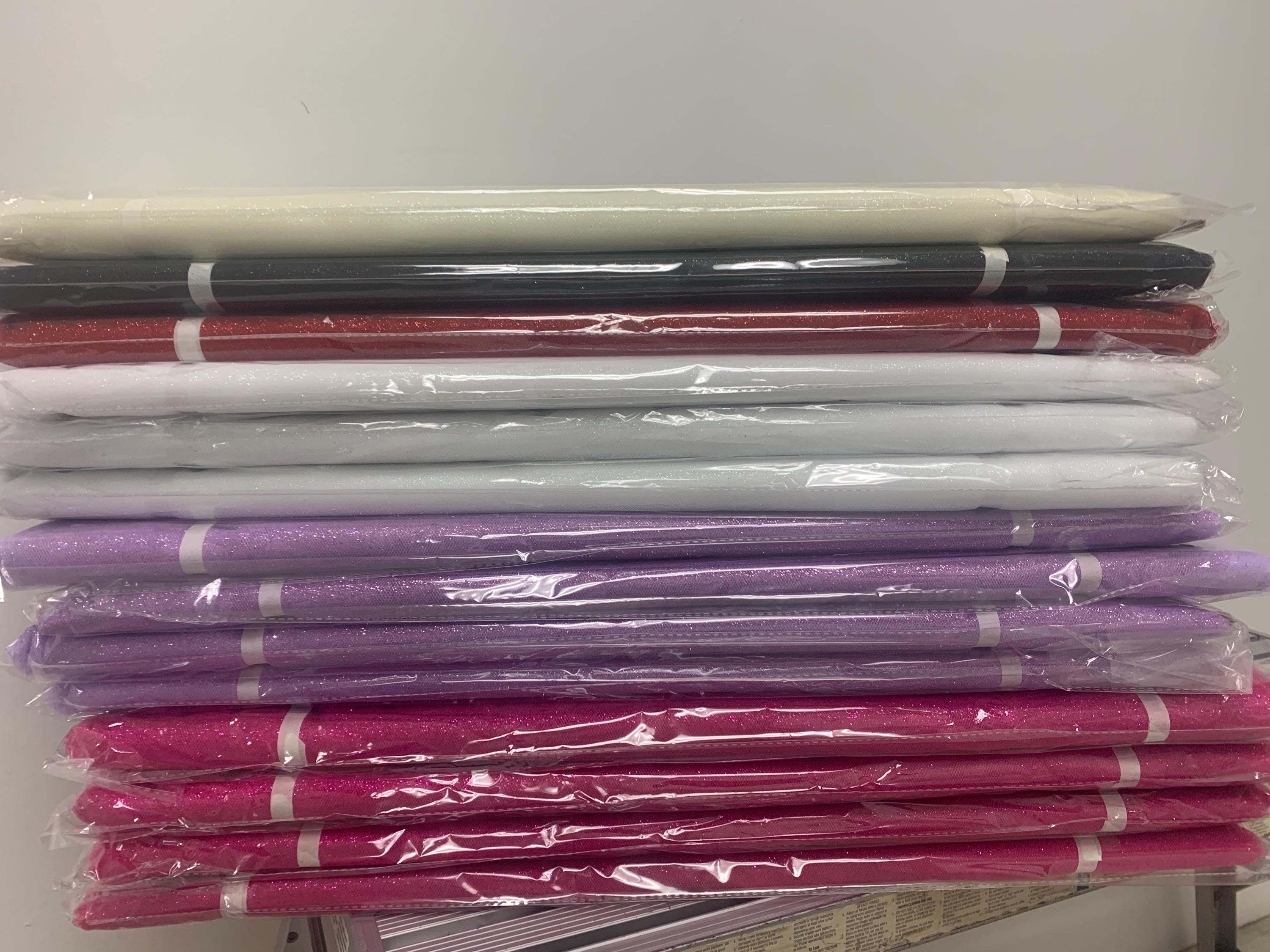 Glitter Tulle 54" double fold, 10 yards per pack. Known as gliter mesh fabric. gliter mesh fabric, illusion tulle fabric, gliter organza.