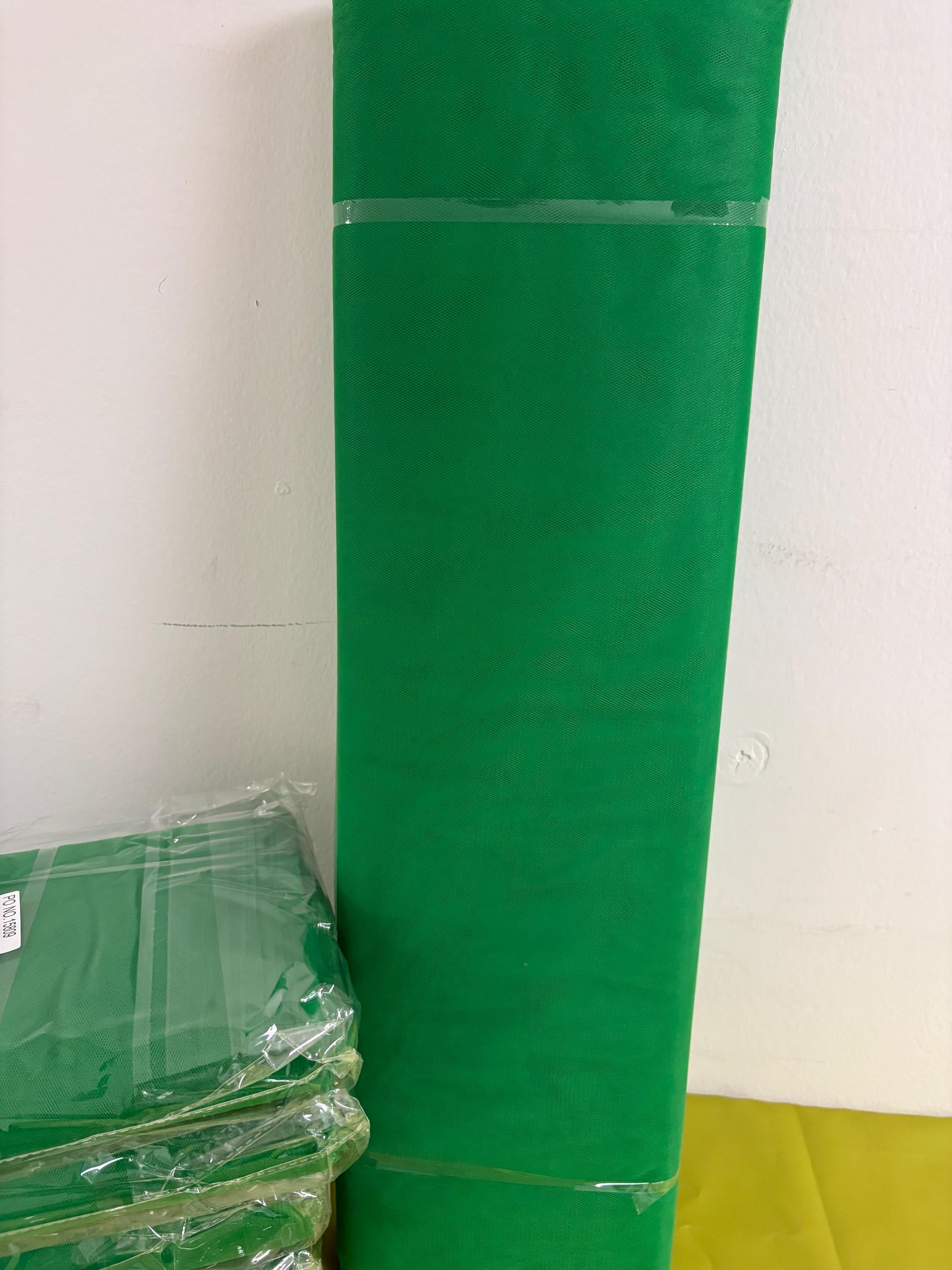 Illusion Tulle Fabric - Kelly Green 43 - 54" Width - 40 yards bolt