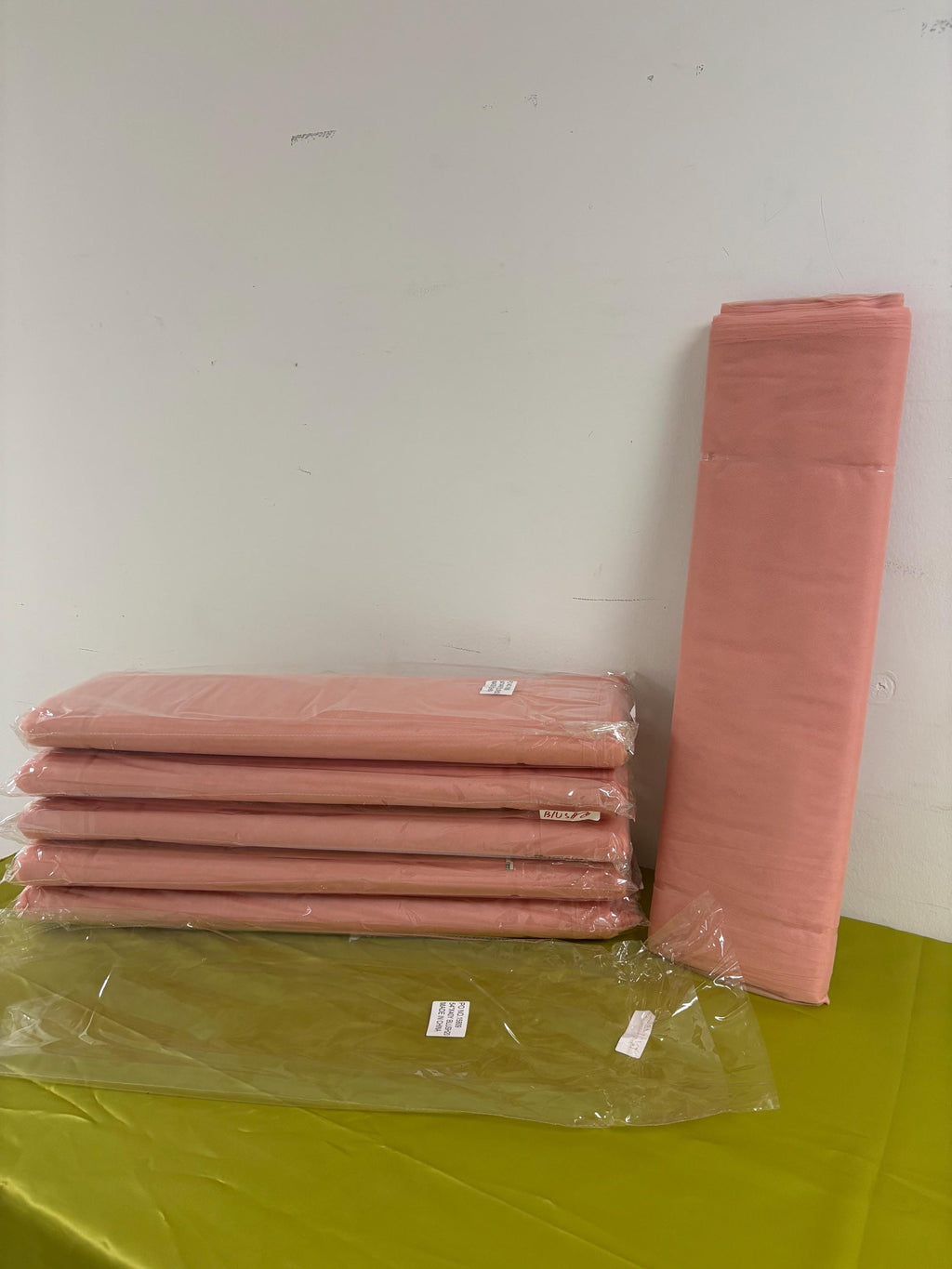 Color Blush 20 Tulle 1 bolt 40 yards width 54", double fold, . Tela de tul. use for party decoration. craft fabric. wedding vale and tutu