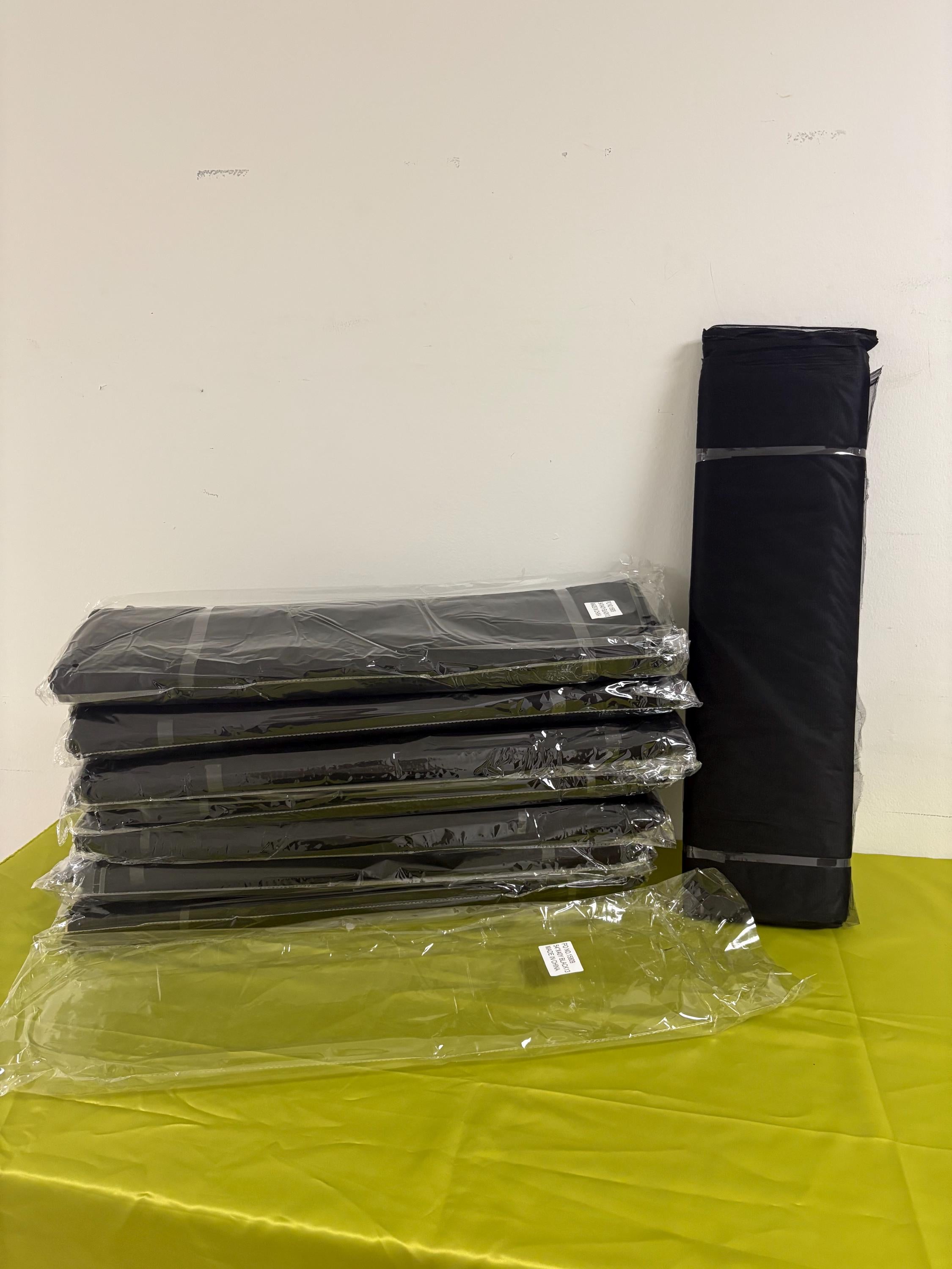 Black color Tulle 1 bolt 40 yards width 54", double fold, . Tela de tul. use for party decoration. craft fabric. wedding vale and tutu