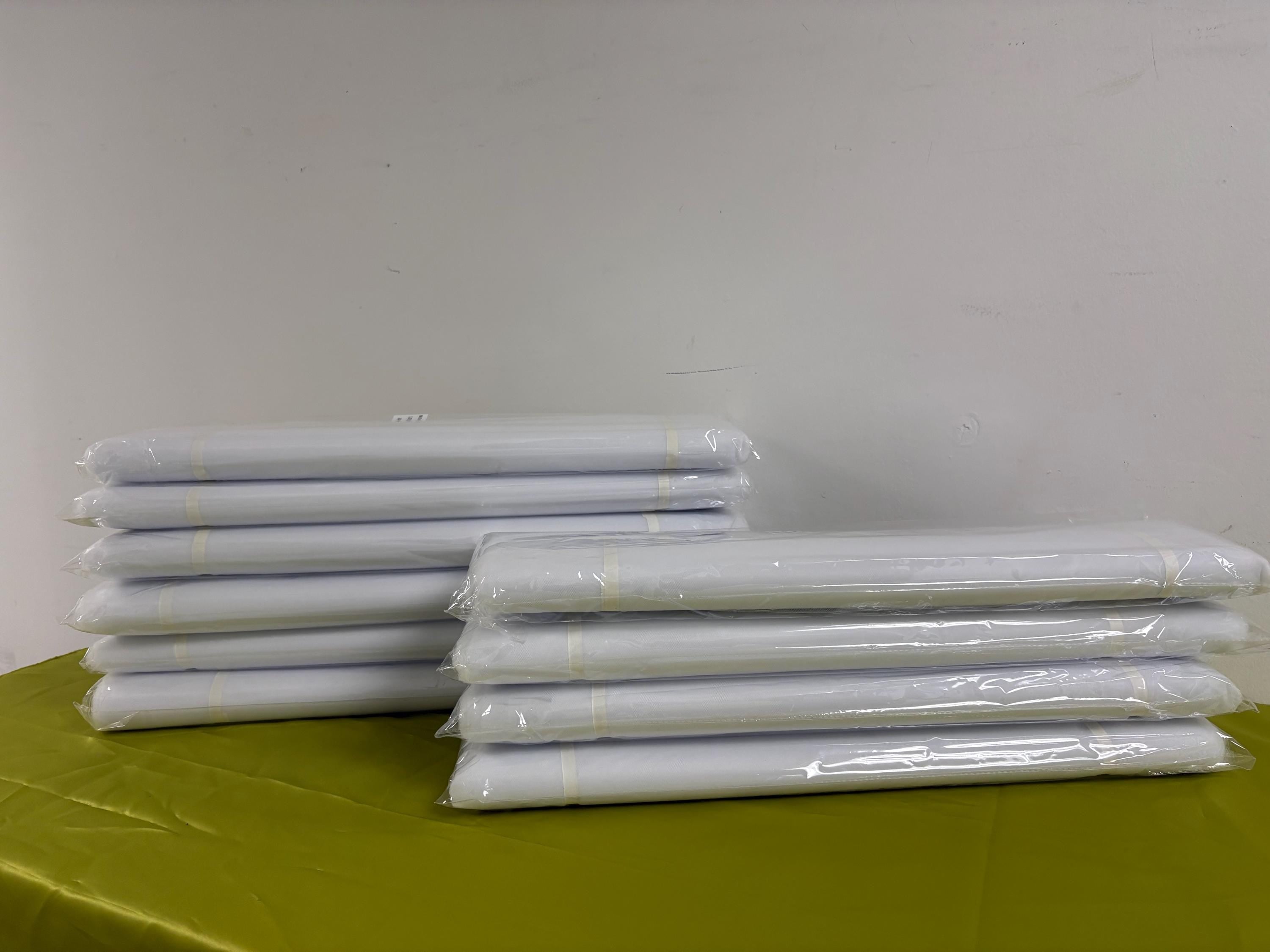 Color White Tulle 1 bolt 40 yards width 54", double fold, . Tela de tul. use for party decoration. craft fabric. wedding vale and tutu