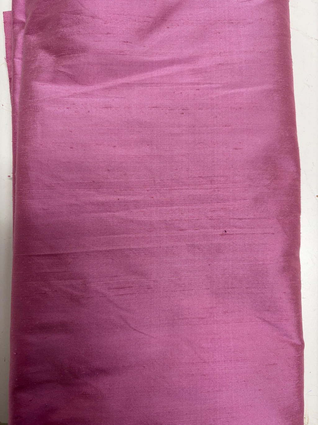 100% silk Dupioni Taffeta width 54" color Dusty Rose . Machine made, fabric has slubbed. more information in description. item # 2