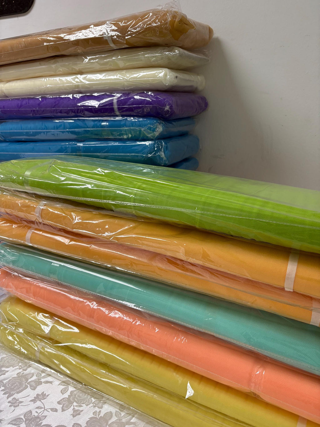 Tulle Fabric - Variety of colors - 54" Width - 40 yards bolt