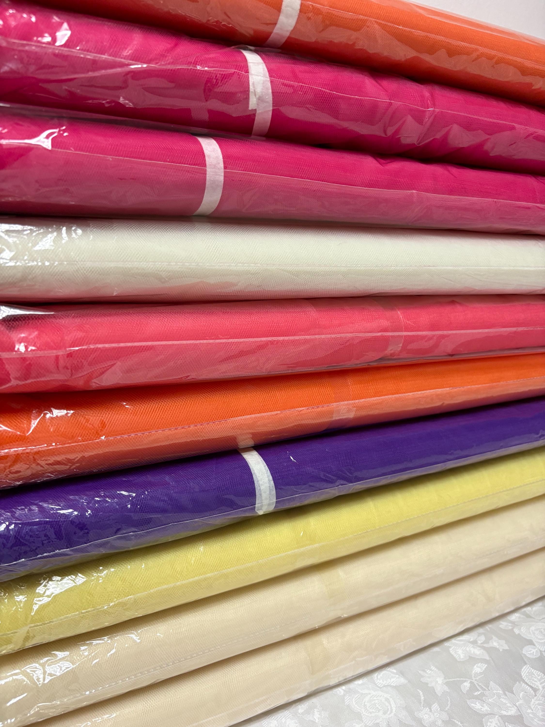 SALE:1 bolt 40 yards Tulle 54". Tela de tul. sell by 40 yards per bolt,double fold, use for craft fabric. wedding vale and tutu.