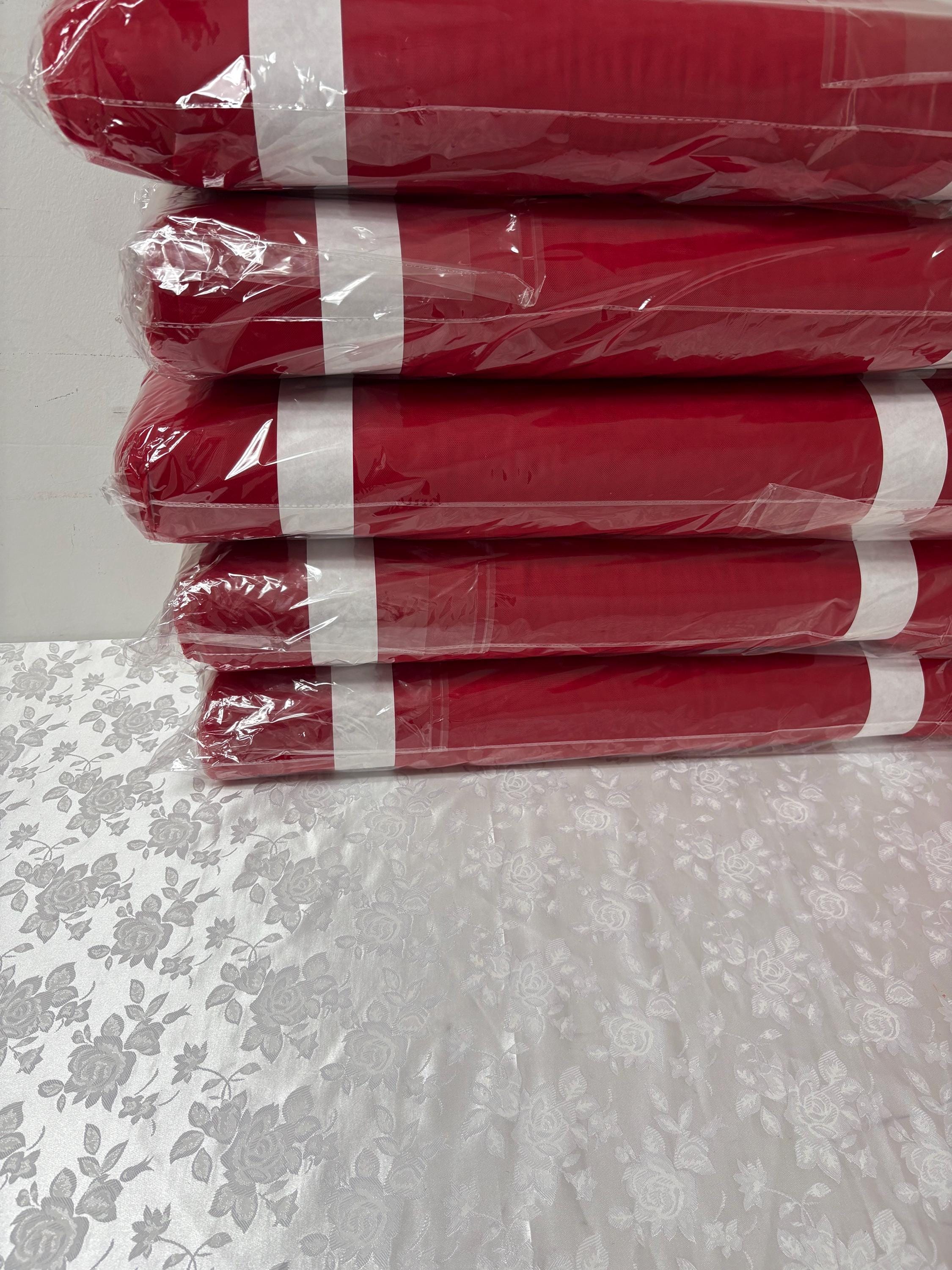 50 yards Illusion tulle fabric .width:108 inches 4 fold bolt. 100% polyester, common uses in bridal line, tutu's. Tela de tul 108”.