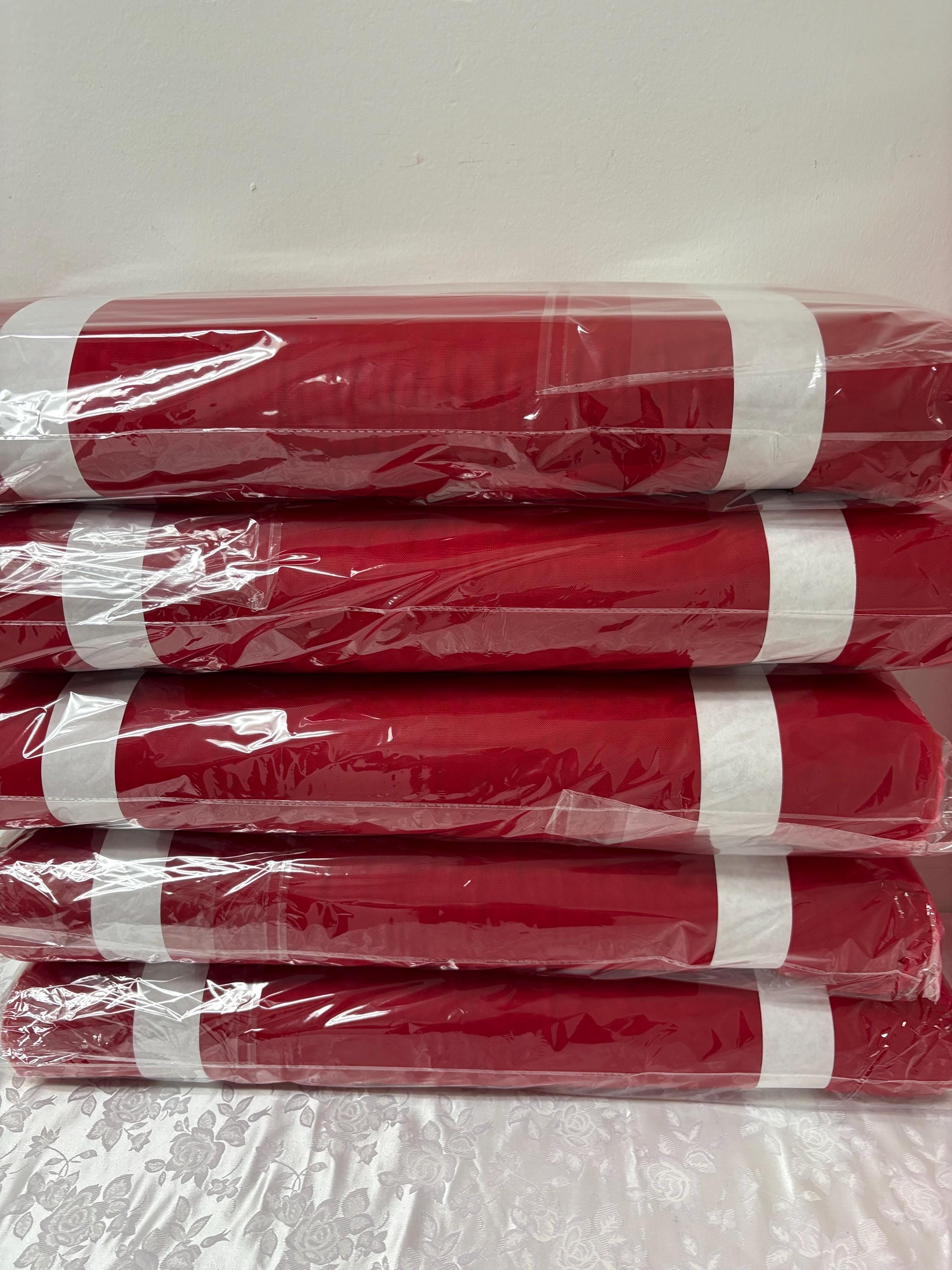 50 yards Illusion tulle fabric .width:108 inches 4 fold bolt. 100% polyester, common uses in bridal line, tutu's. Tela de tul 108”.