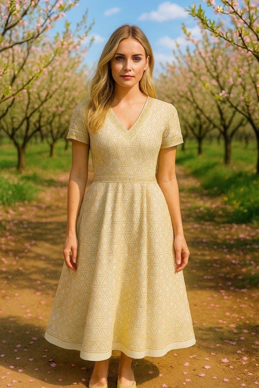 Brocade Fabric Ivory gold Metallic , Design Galaxy Width 56".