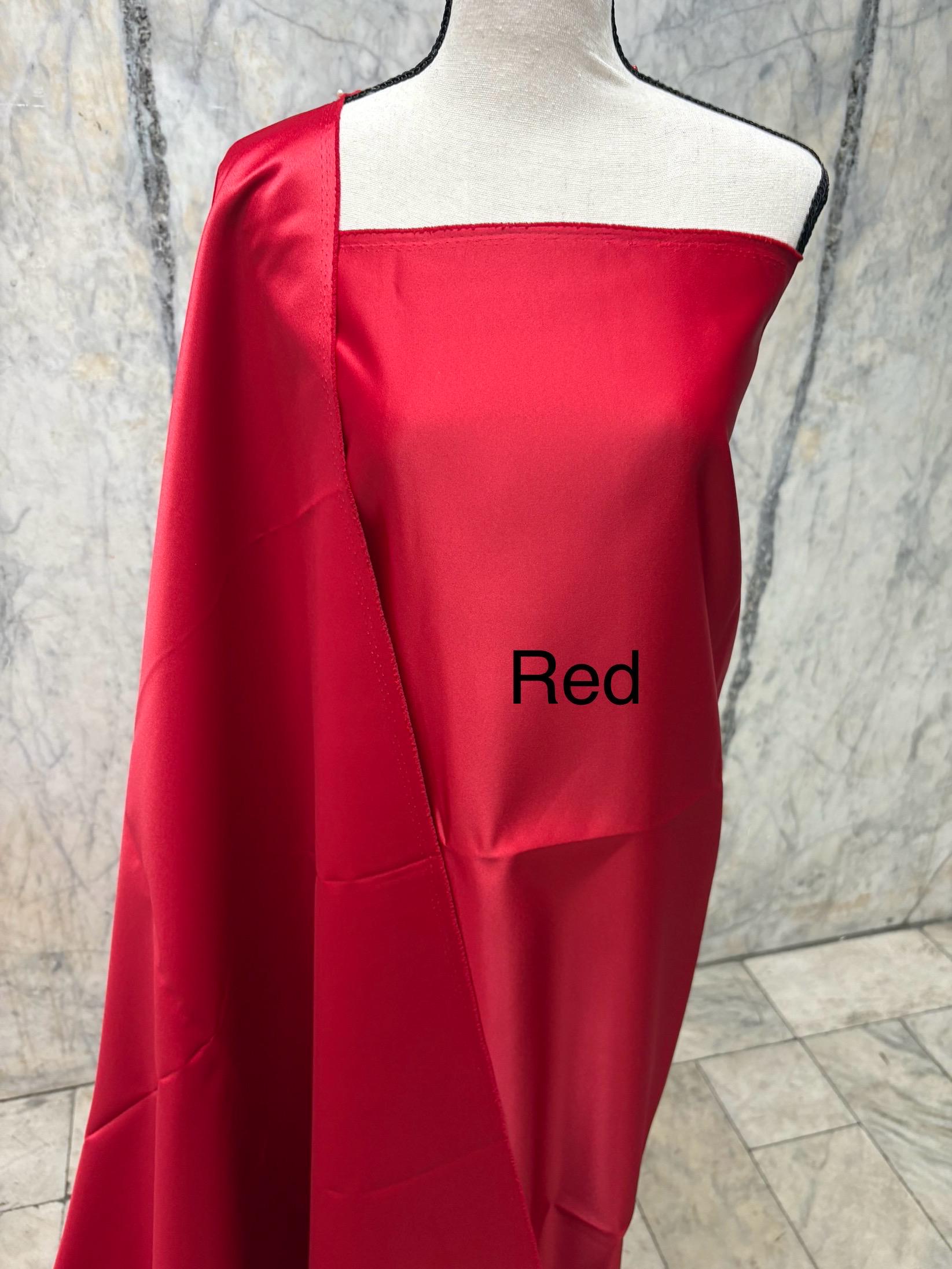 Dull Bridal satin Width 58/60" Polyester.