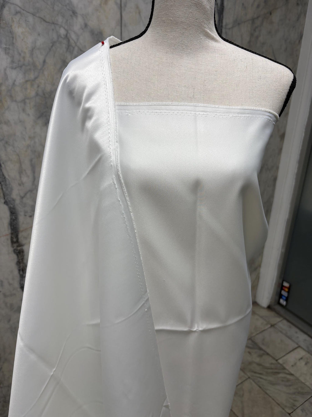 Dull Bridal satin Width 58/60" Polyester.
