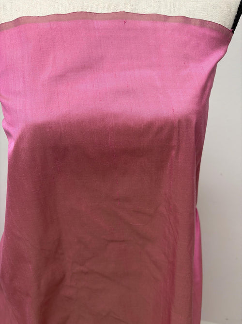 100% silk Taffeta fabric - dusty rose 2259 - 54" width
