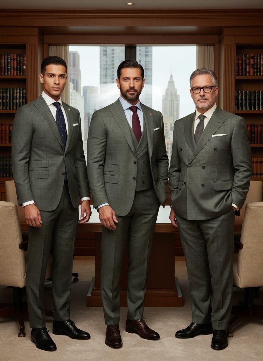 Suiting fabric. Color Sage design 18549E 100% polyester width 58/60 inches. shop with confidence ask for free sample available.