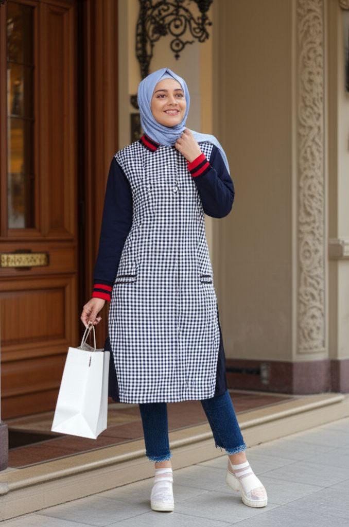 A 3 yards cut Lt. Blue Gingham fabric. Poly cotton, width 59". 1" square. will cut in 3 yards increment continuous. shop with confidence