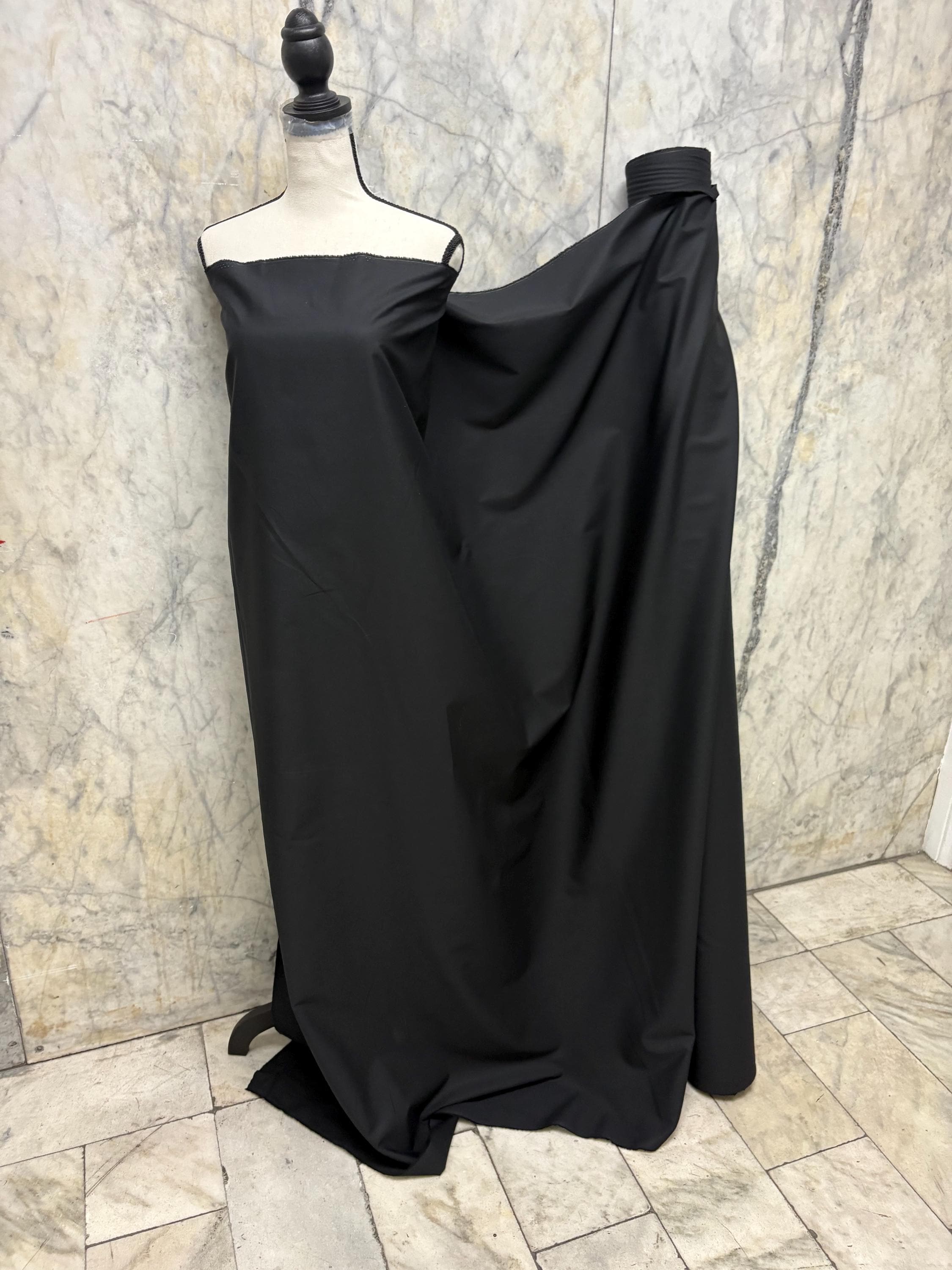 Black 100% cotton fabric, 58 inches wide great item for shirt and blouse. free sample.