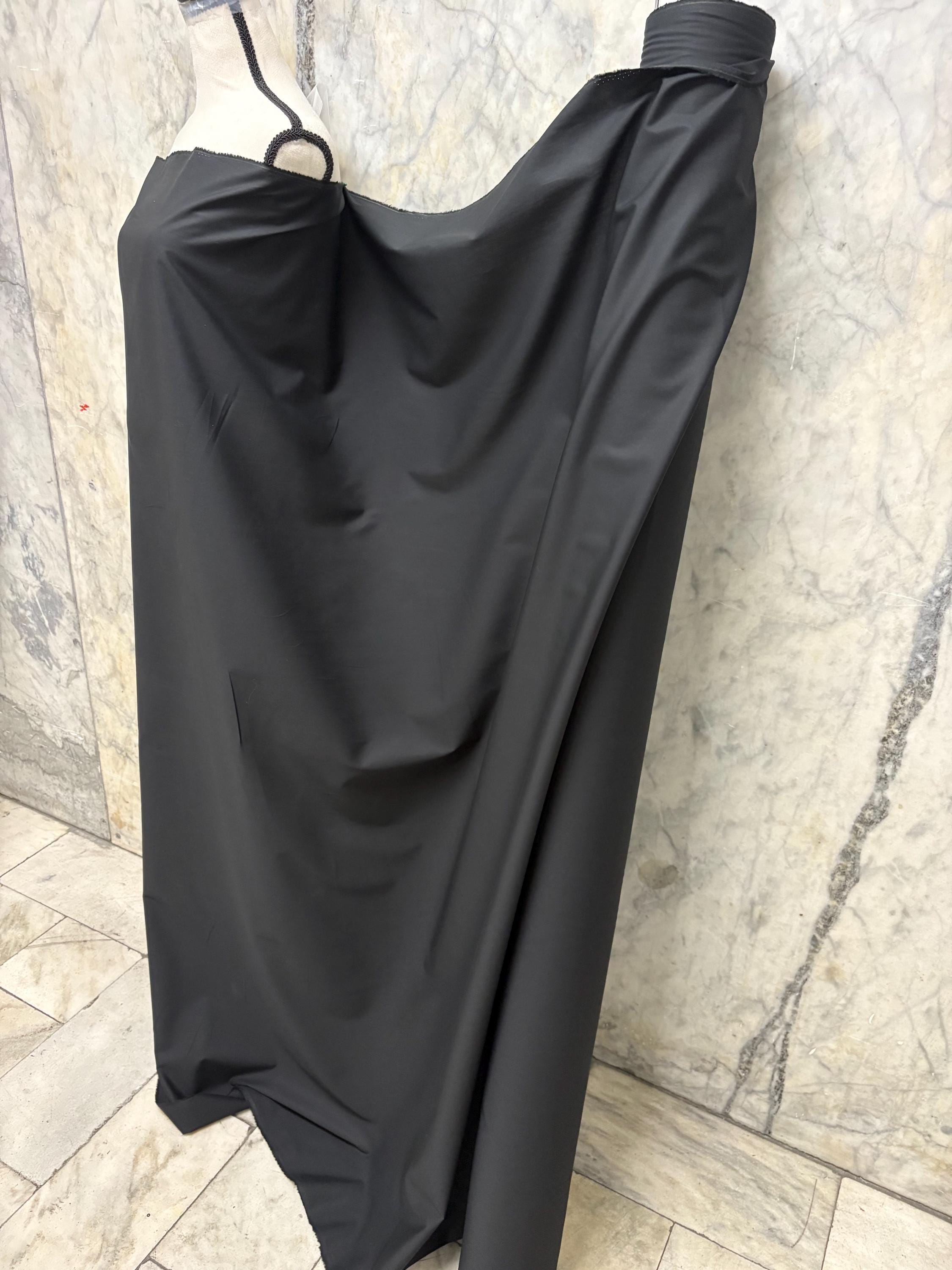 Cotton Broadcloth Fabric - Black - 58" Width